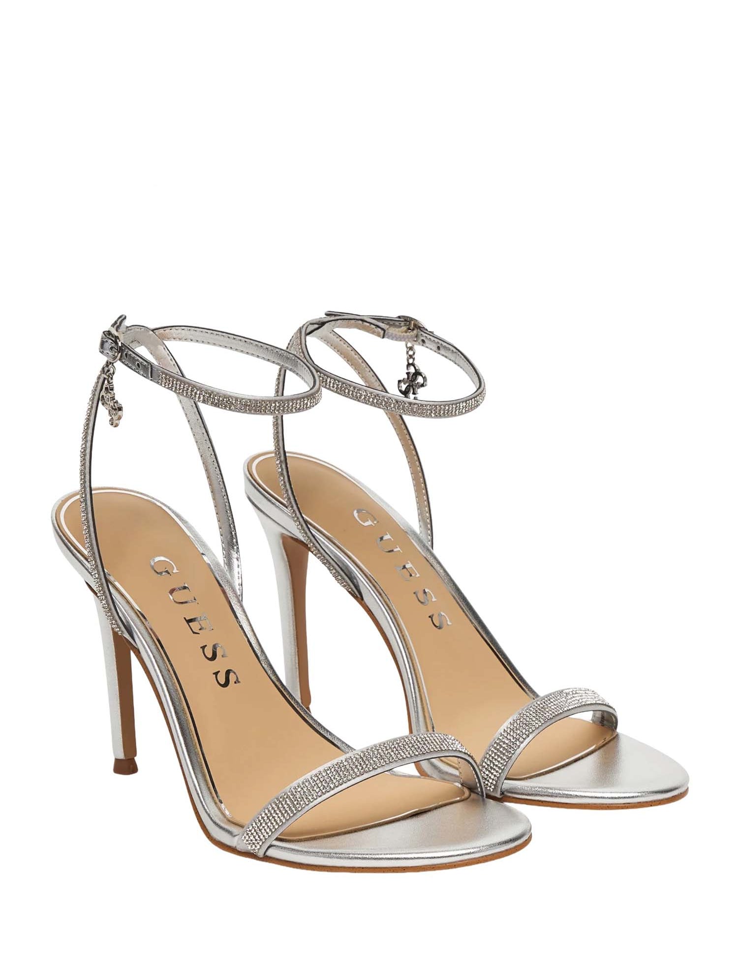 Sandali tacco Argentato Guess