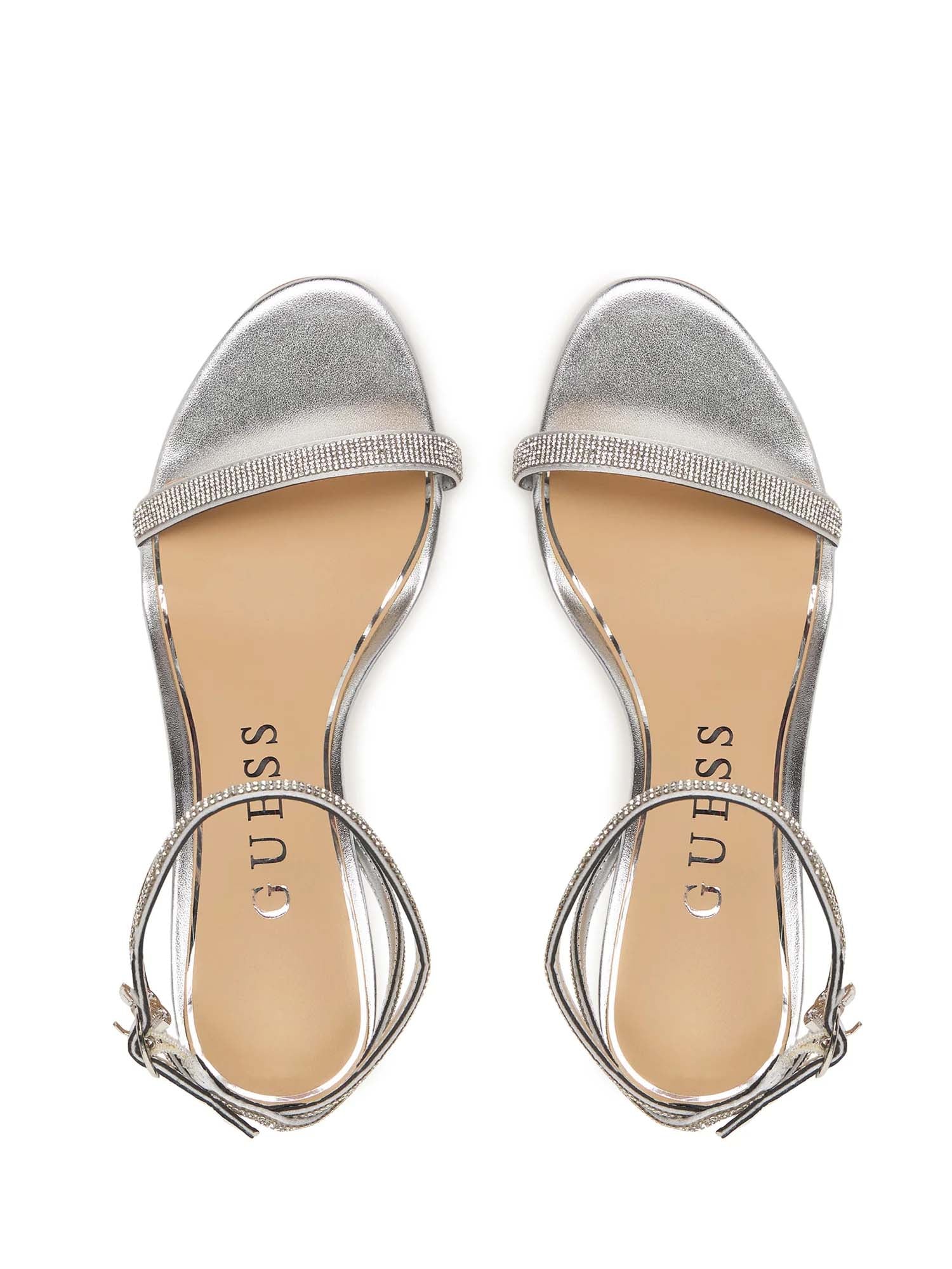 Sandali tacco Argentato Guess