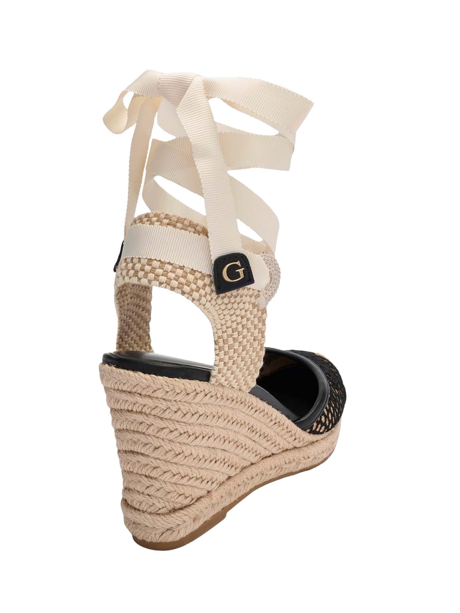 Sandali zeppa Nero Guess