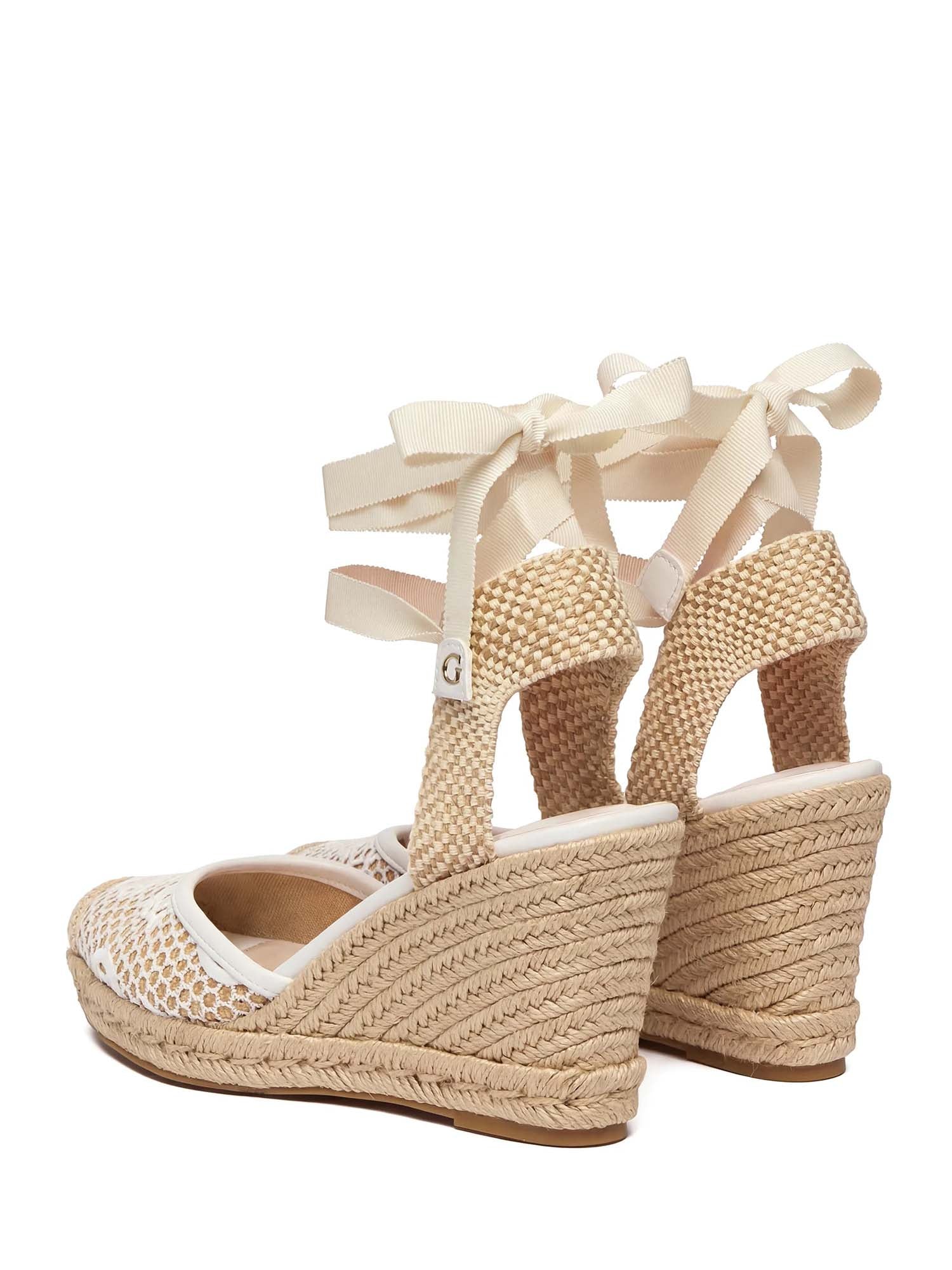 Sandali zeppa Bianco Guess
