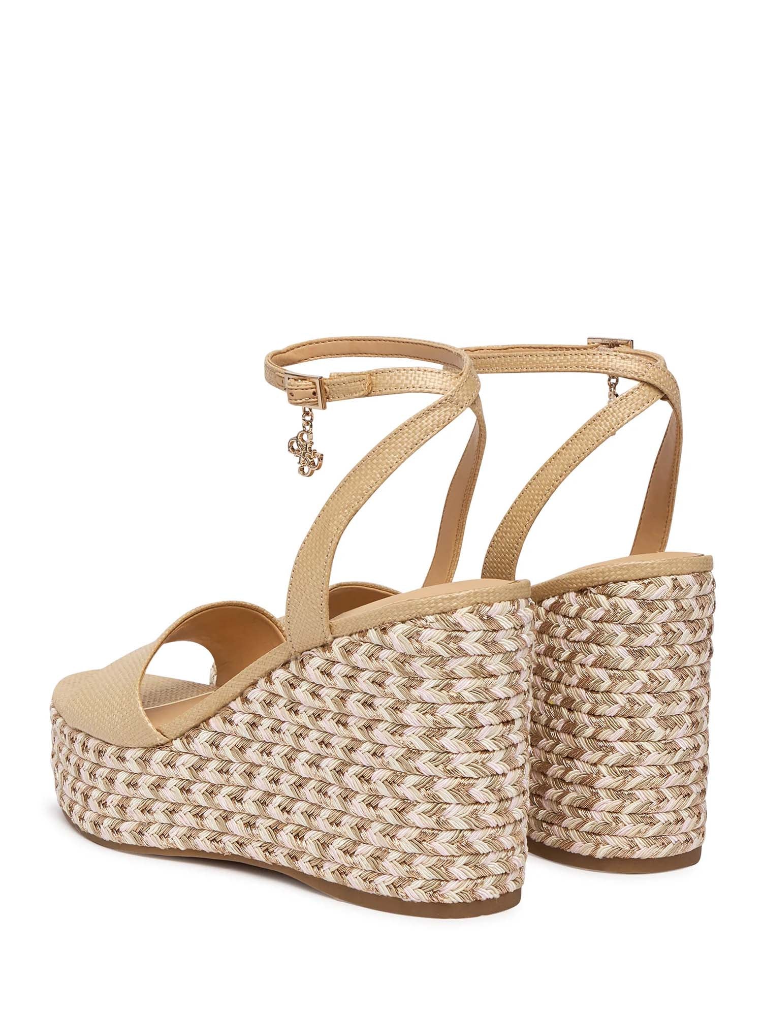 Sandali zeppa Beige Guess