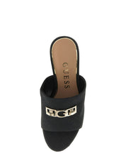 Sandali zeppa Nero Guess