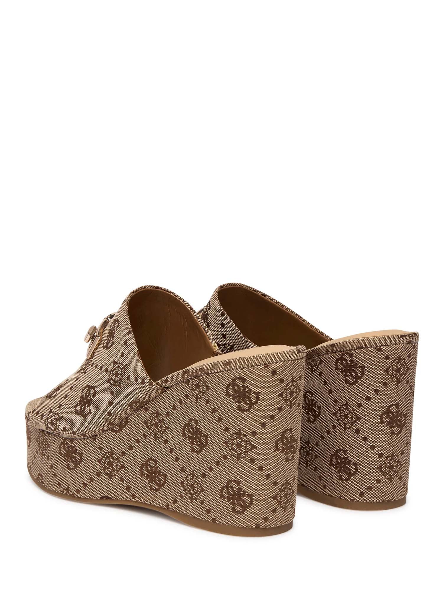 Sandali zeppa Marrone Guess