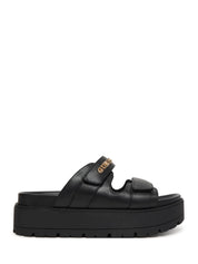 Sandali zeppa Nero Guess