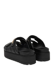 Sandali zeppa Nero Guess