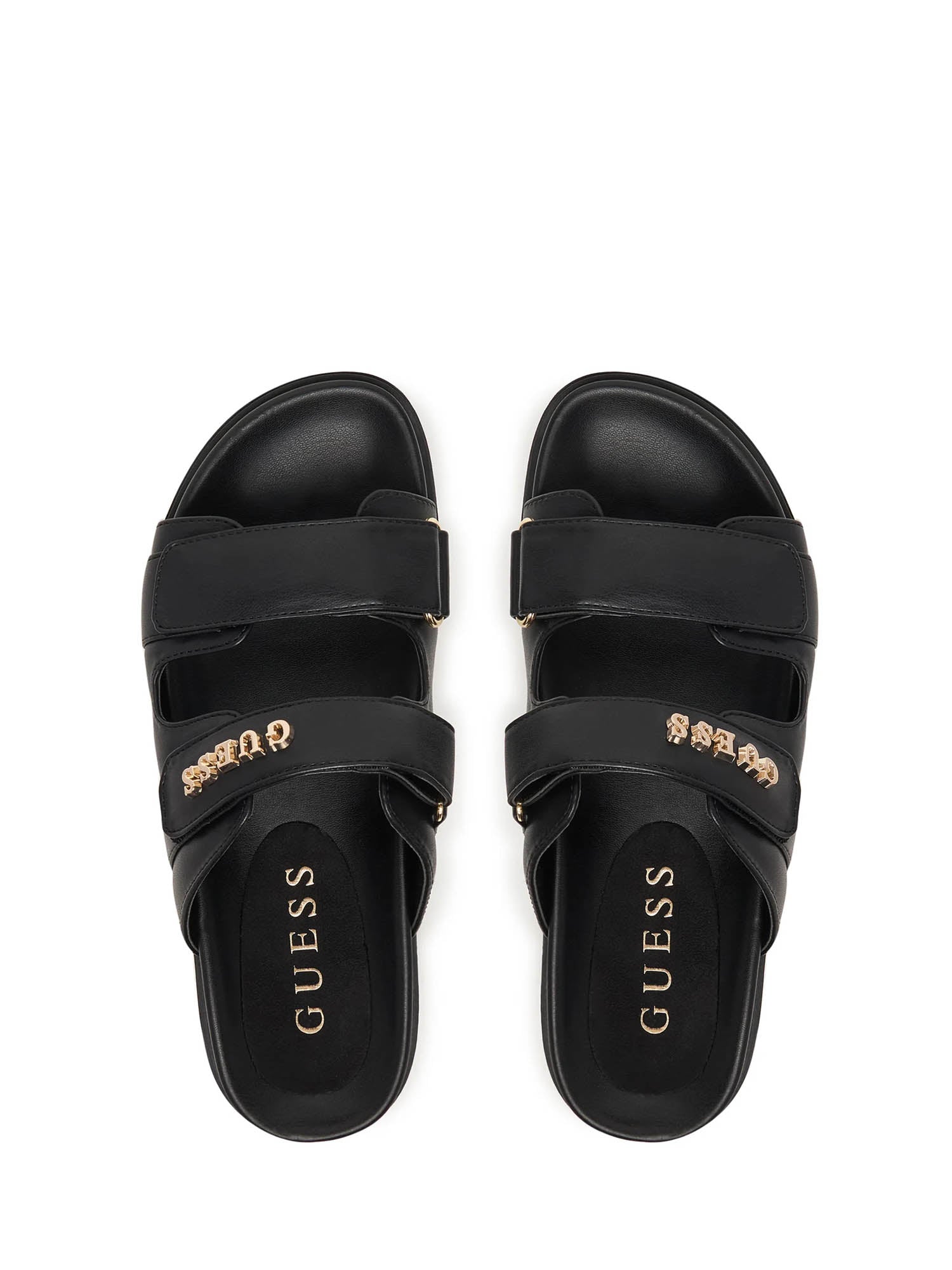 Sandali zeppa Nero Guess