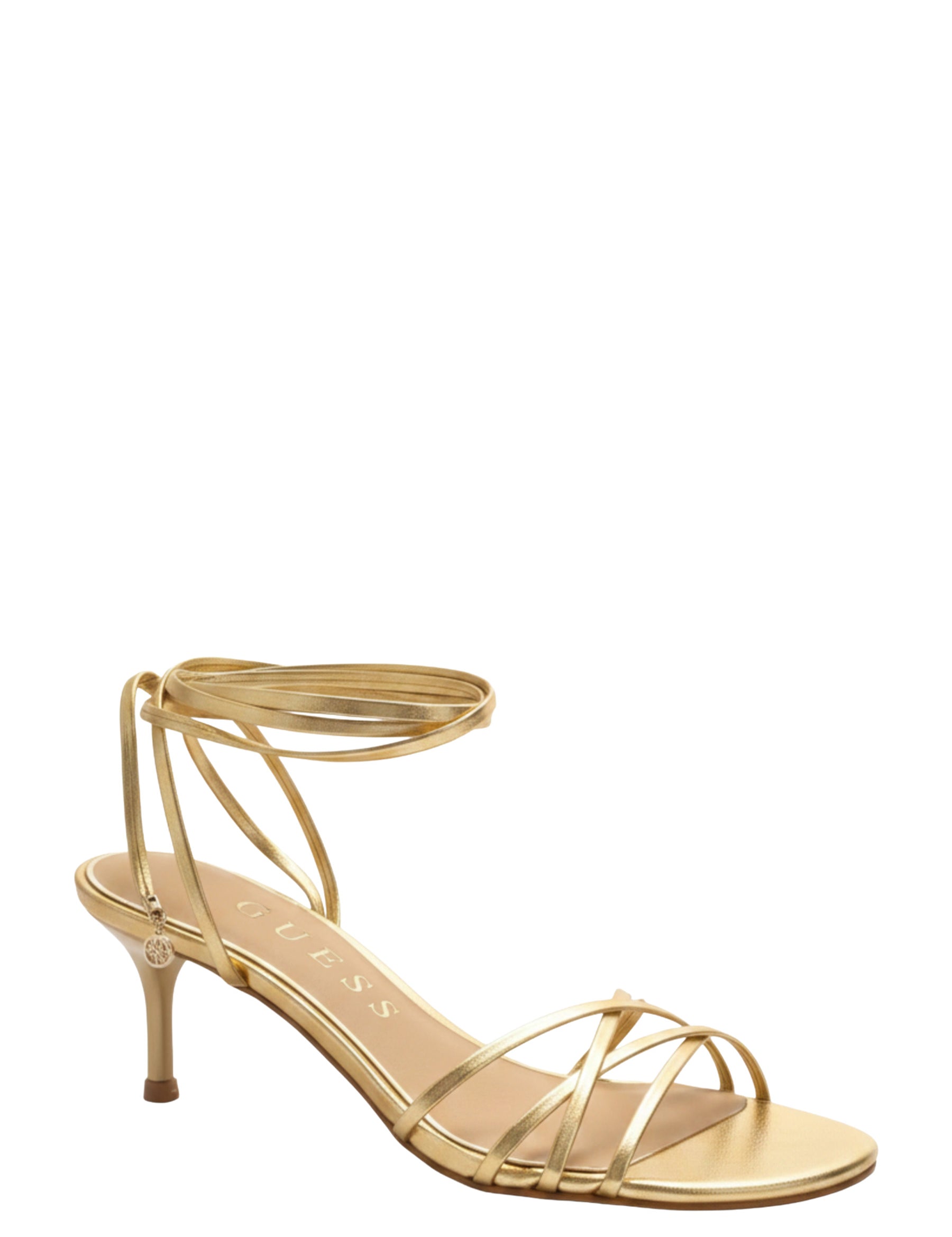 Sandali tacco Dorato Guess