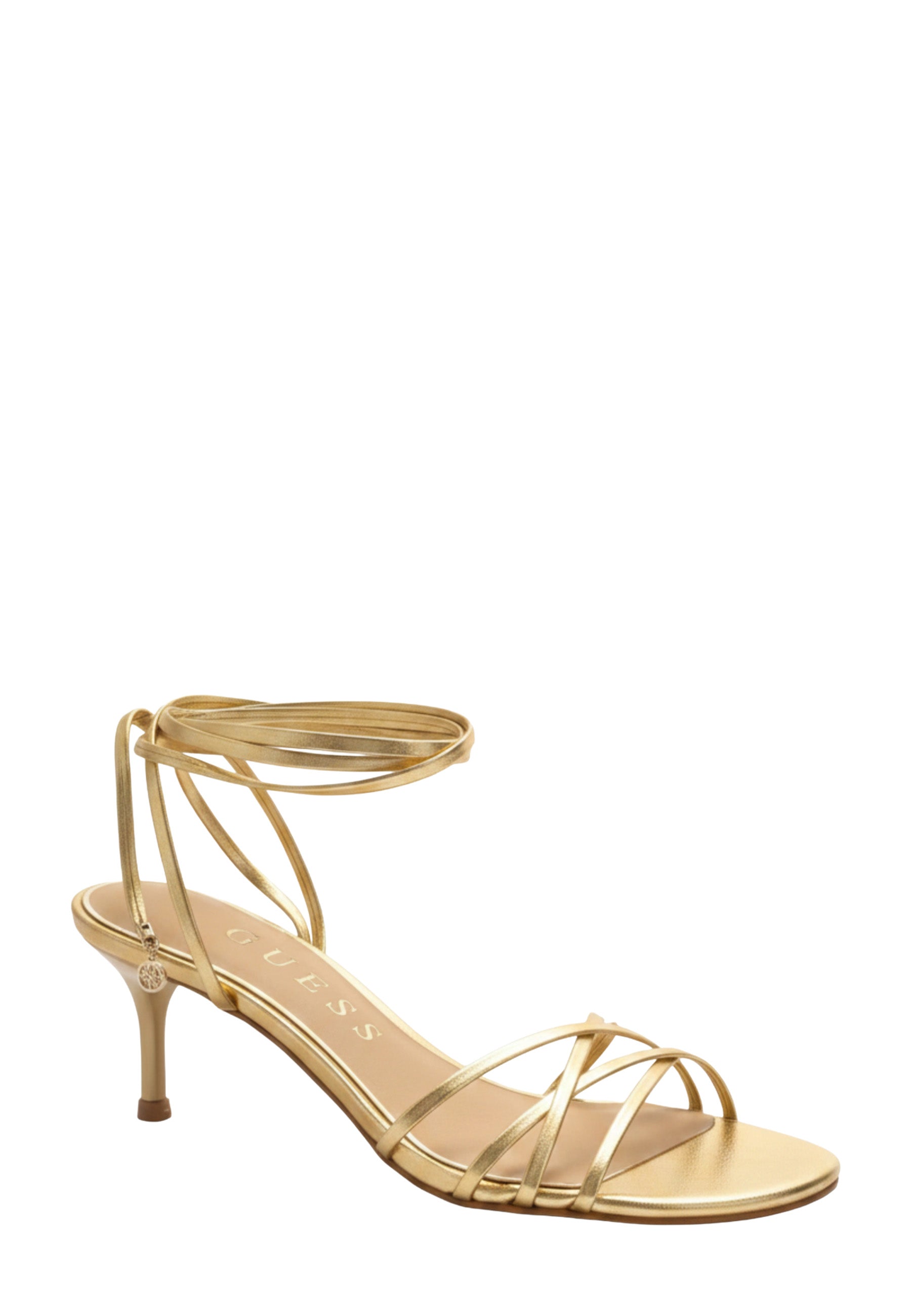 Sandali tacco Dorato Guess
