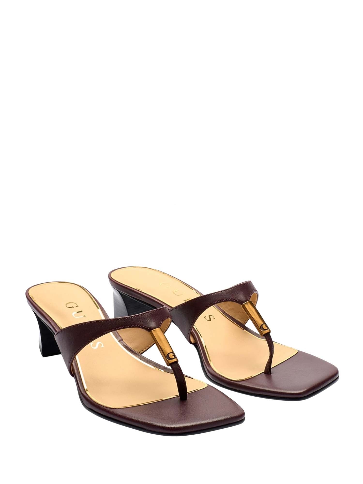 Sandali tacco Bordeaux Guess
