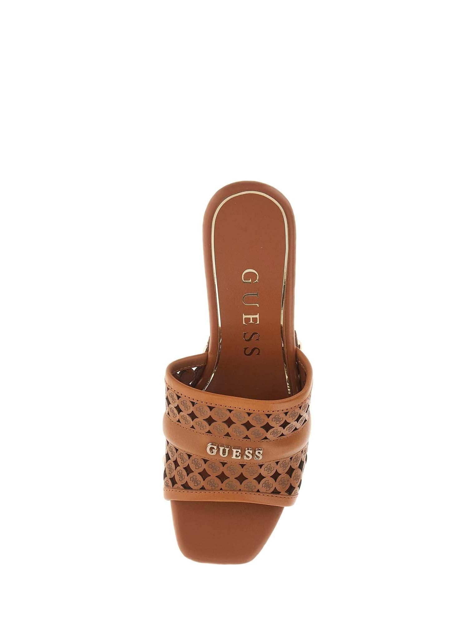 Sandali tacco Marrone Guess