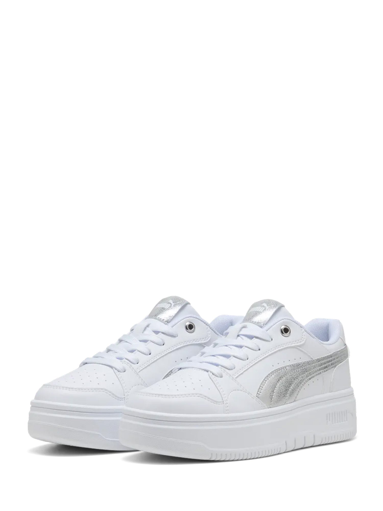 Sneakers Bianco Argento Puma