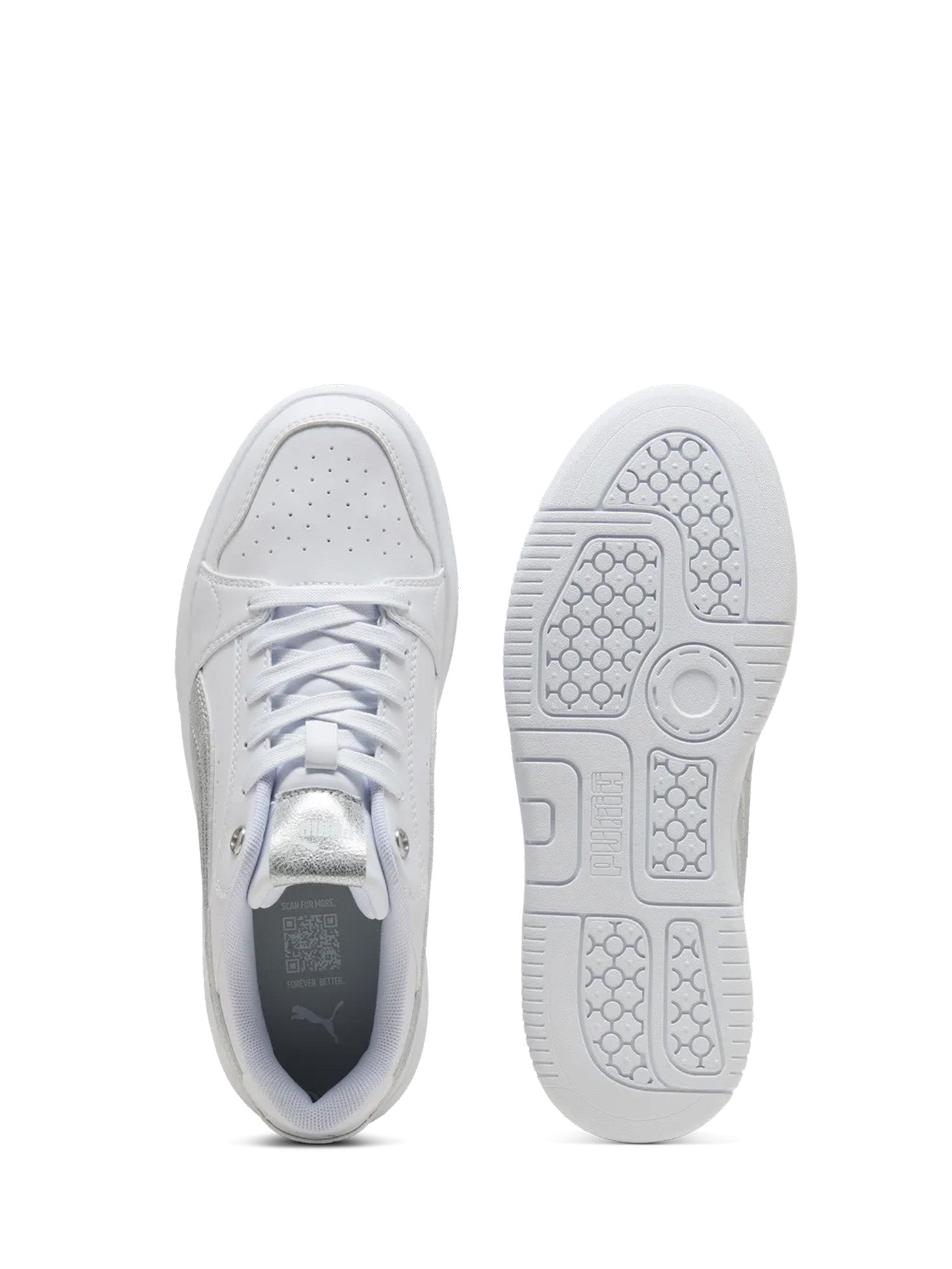 Sneakers Bianco Argento Puma