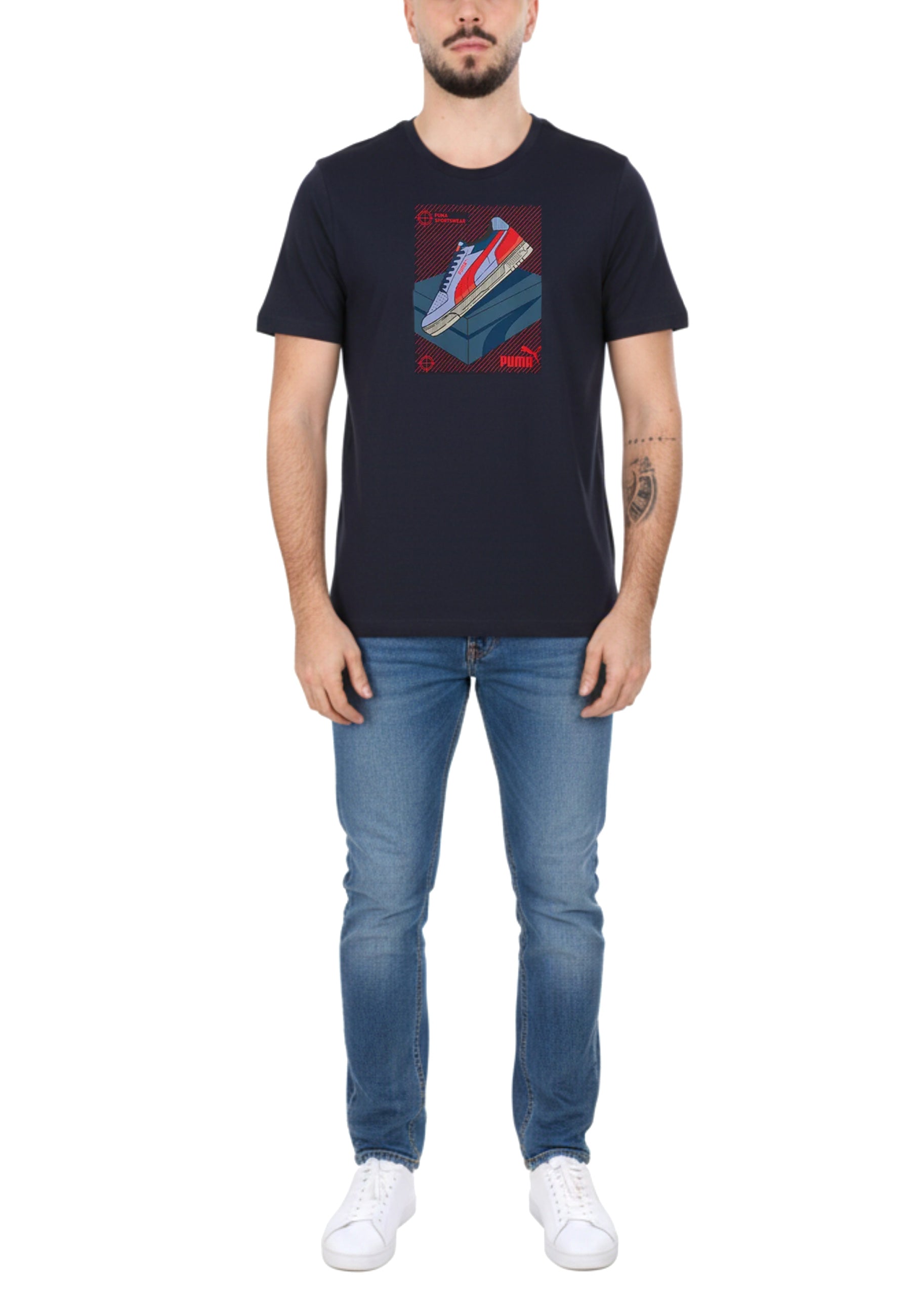 T-shirt Blu Puma