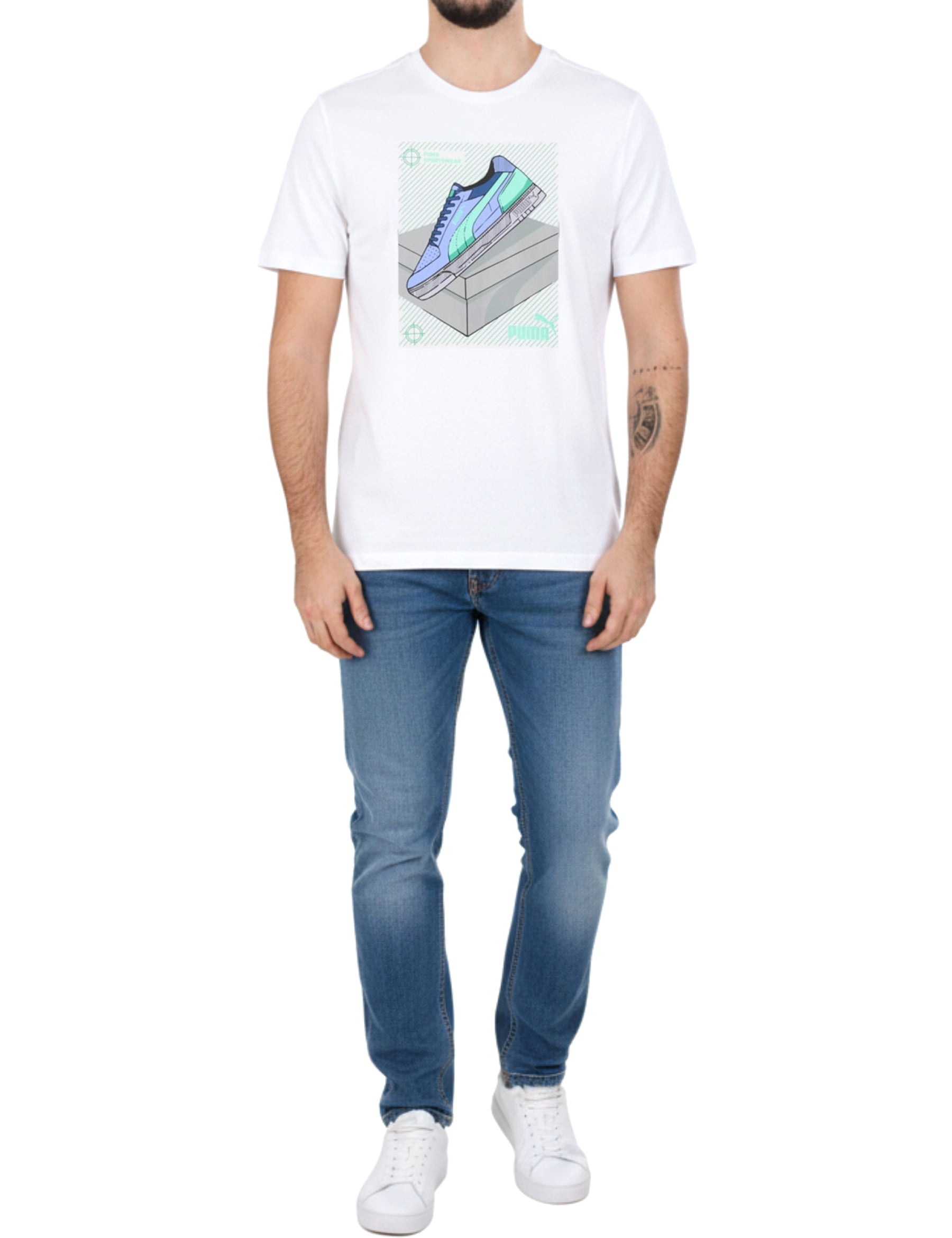 T-shirt Bianco Puma