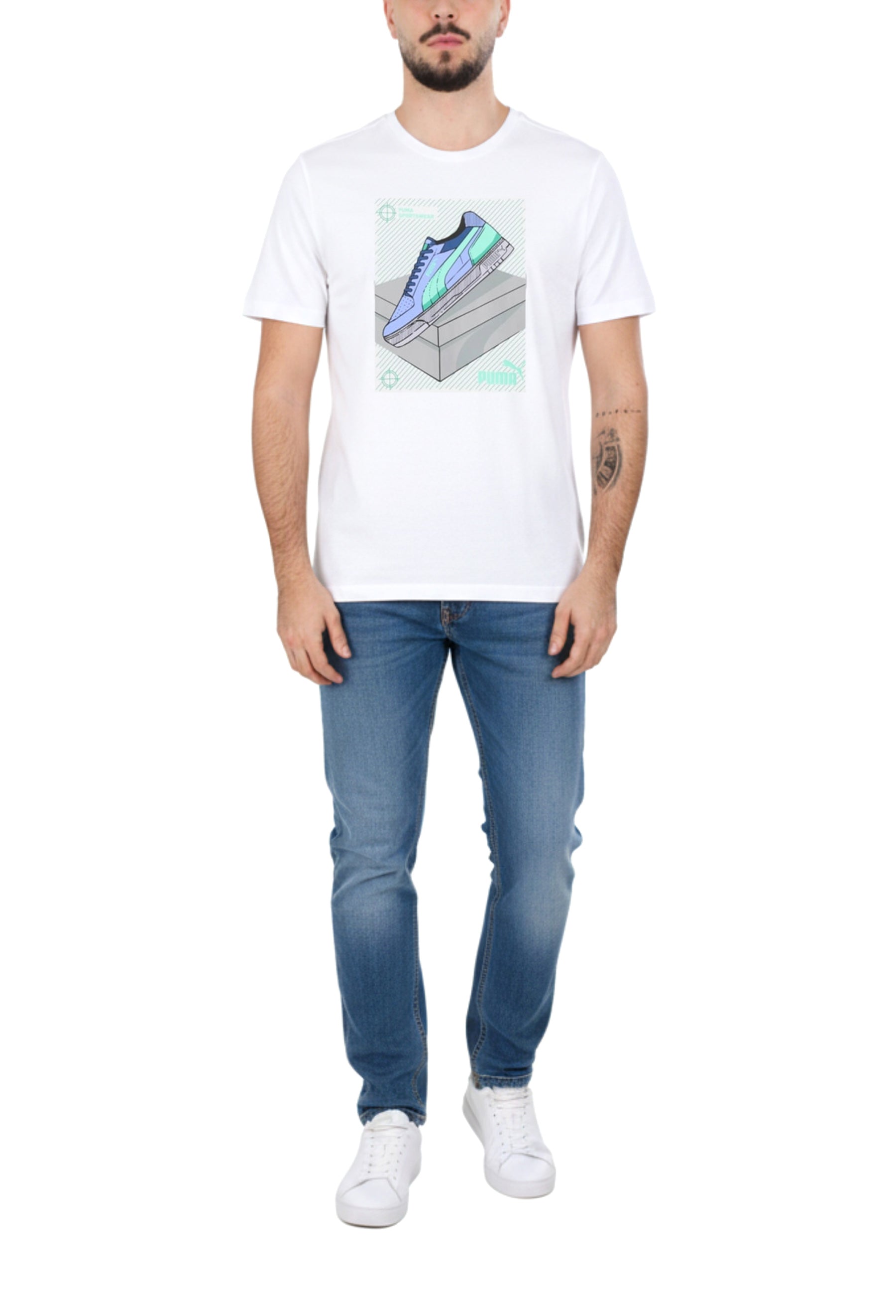 T-shirt Bianco Puma