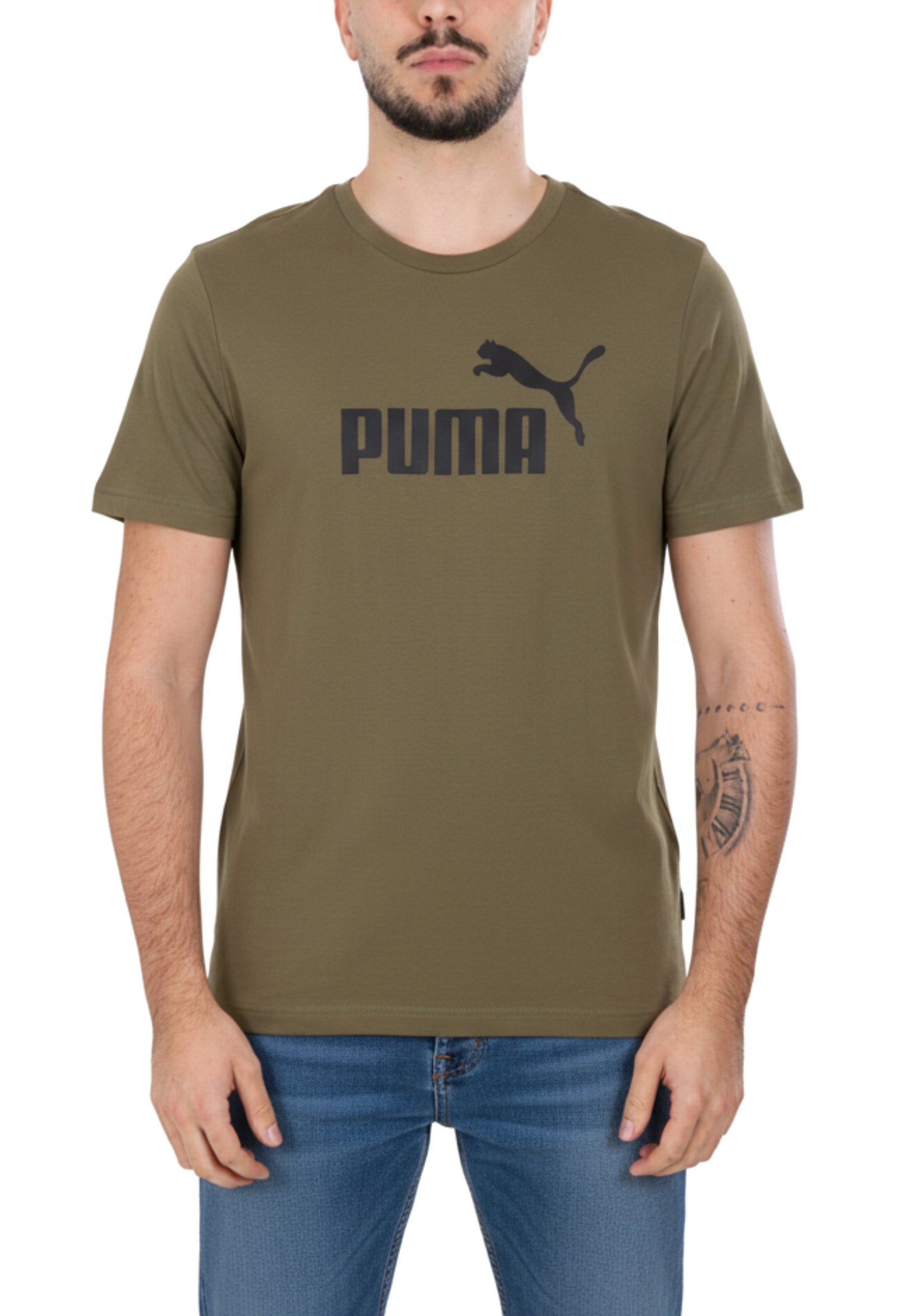 T-shirt Verde Scuro Puma