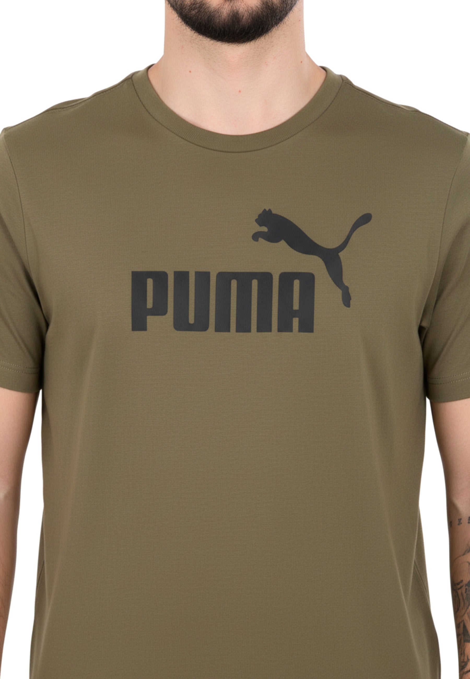 T-shirt Verde Scuro Puma