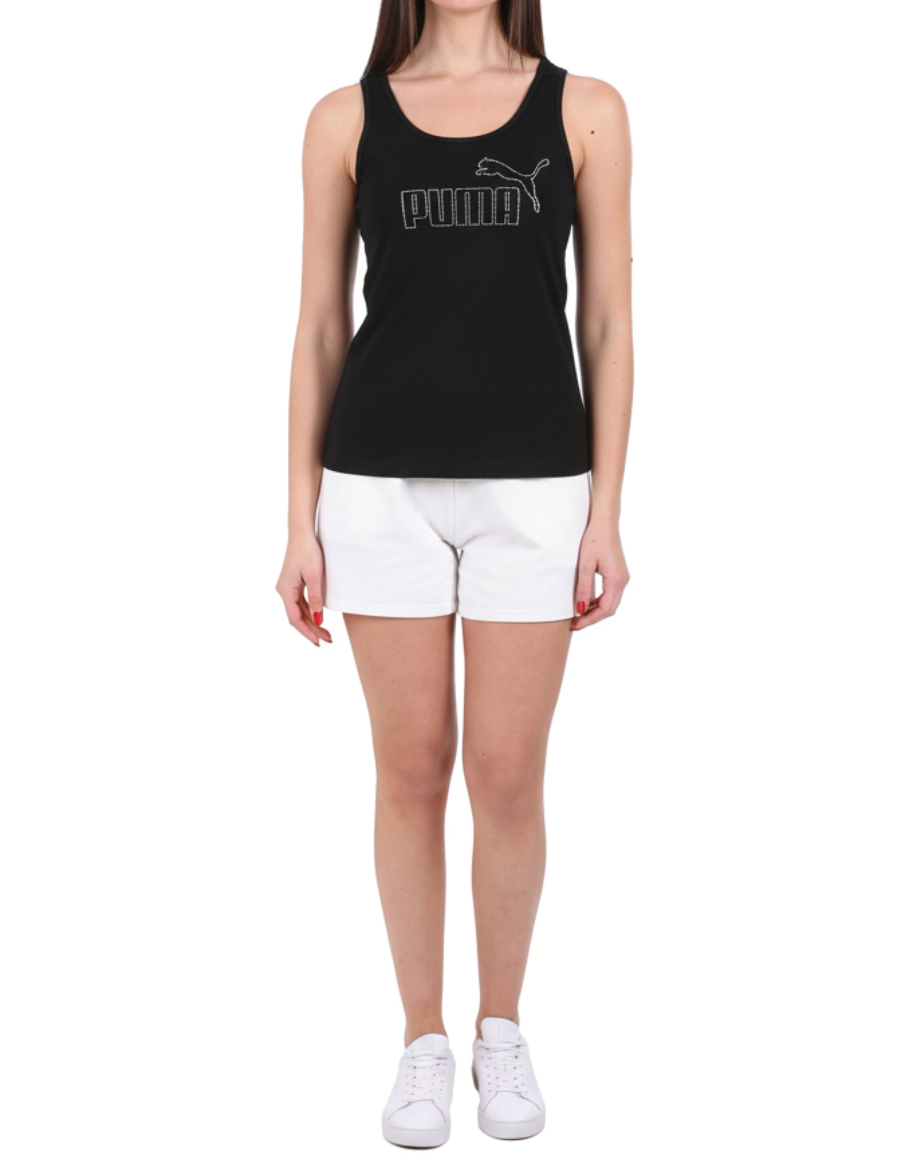 Top e canotte Nero Puma