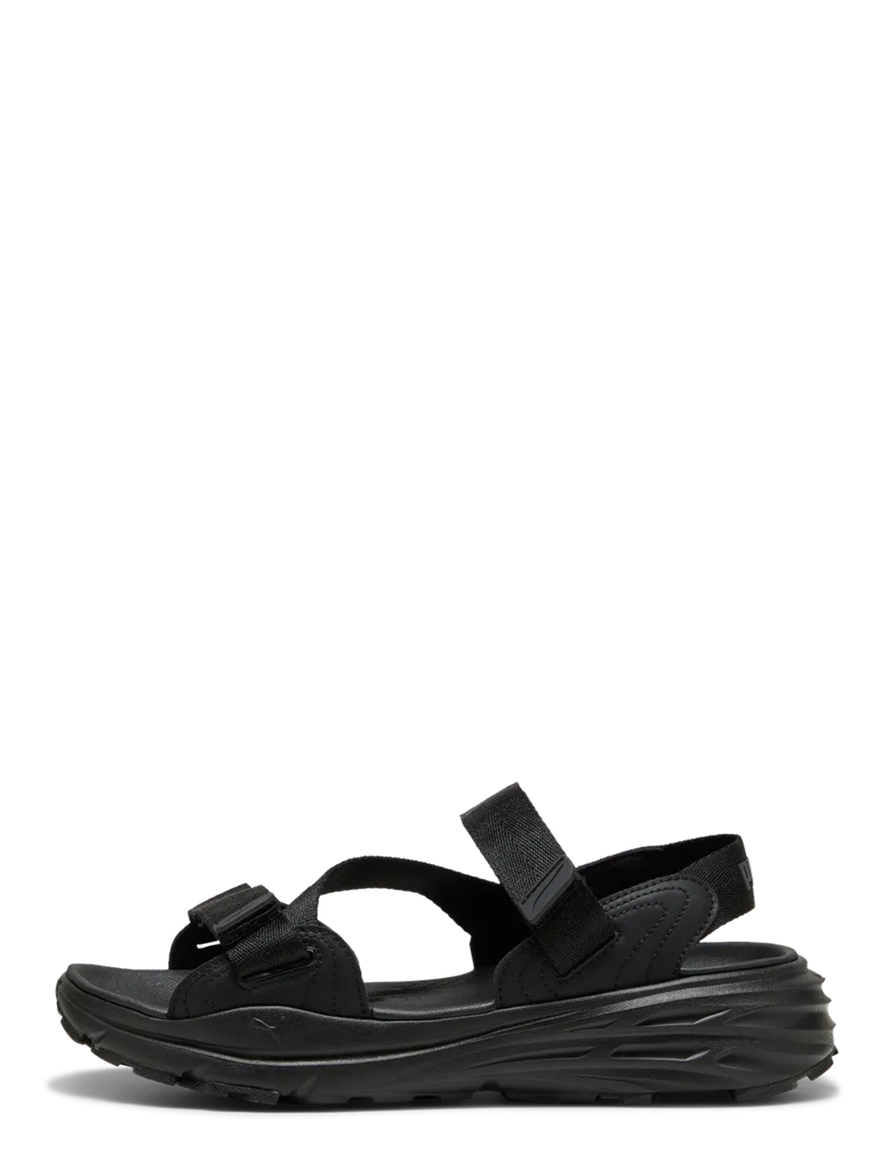 Sandali con strappi Nero Puma