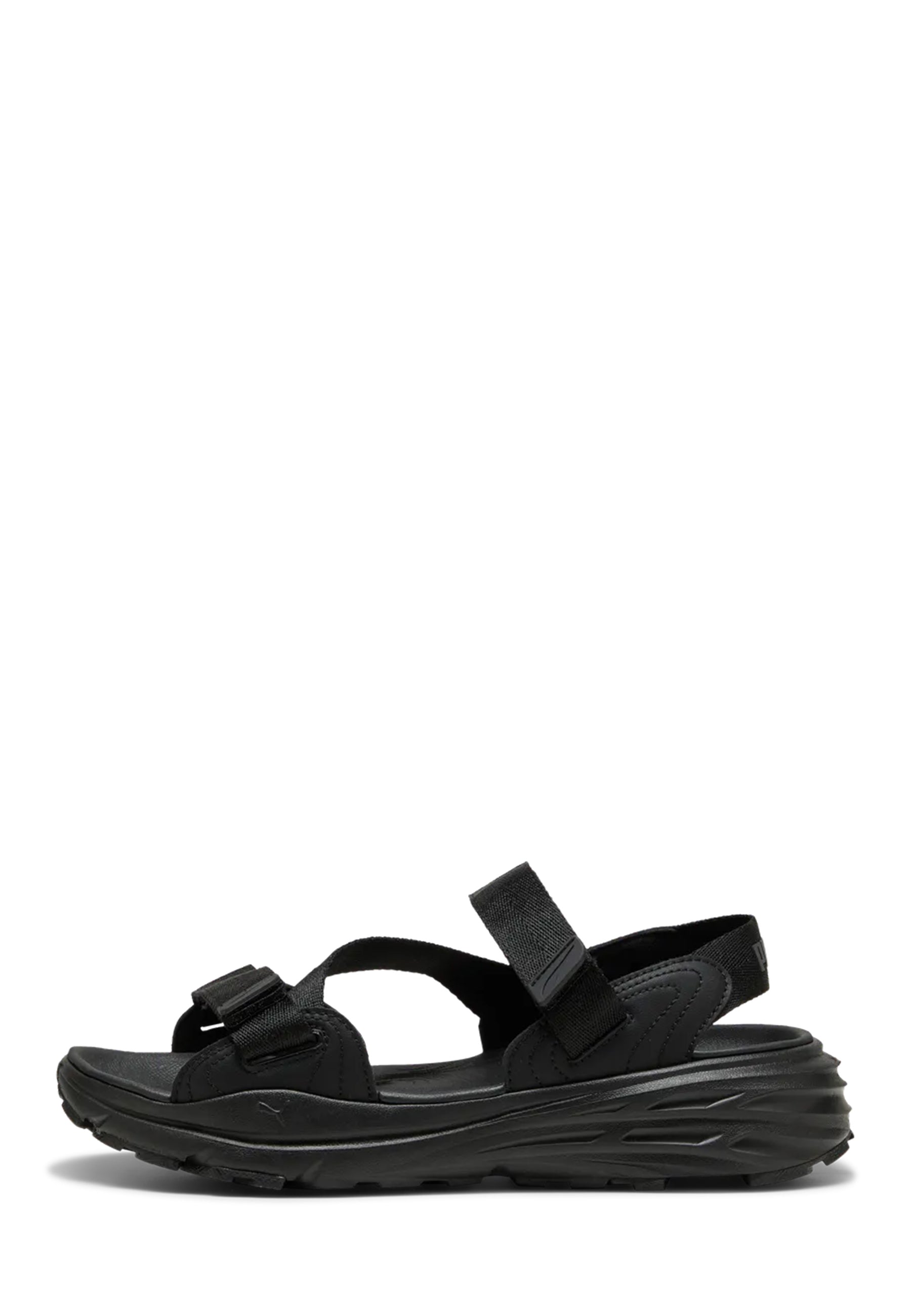 Sandali con strappi Nero Puma