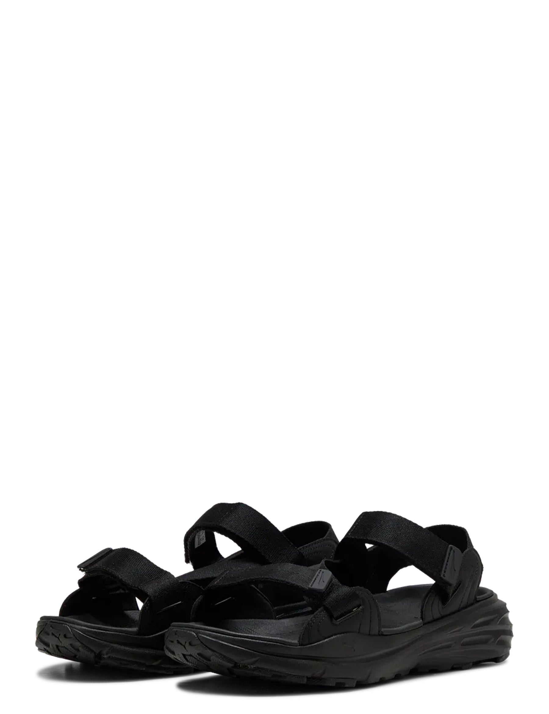 Sandali con strappi Nero Puma