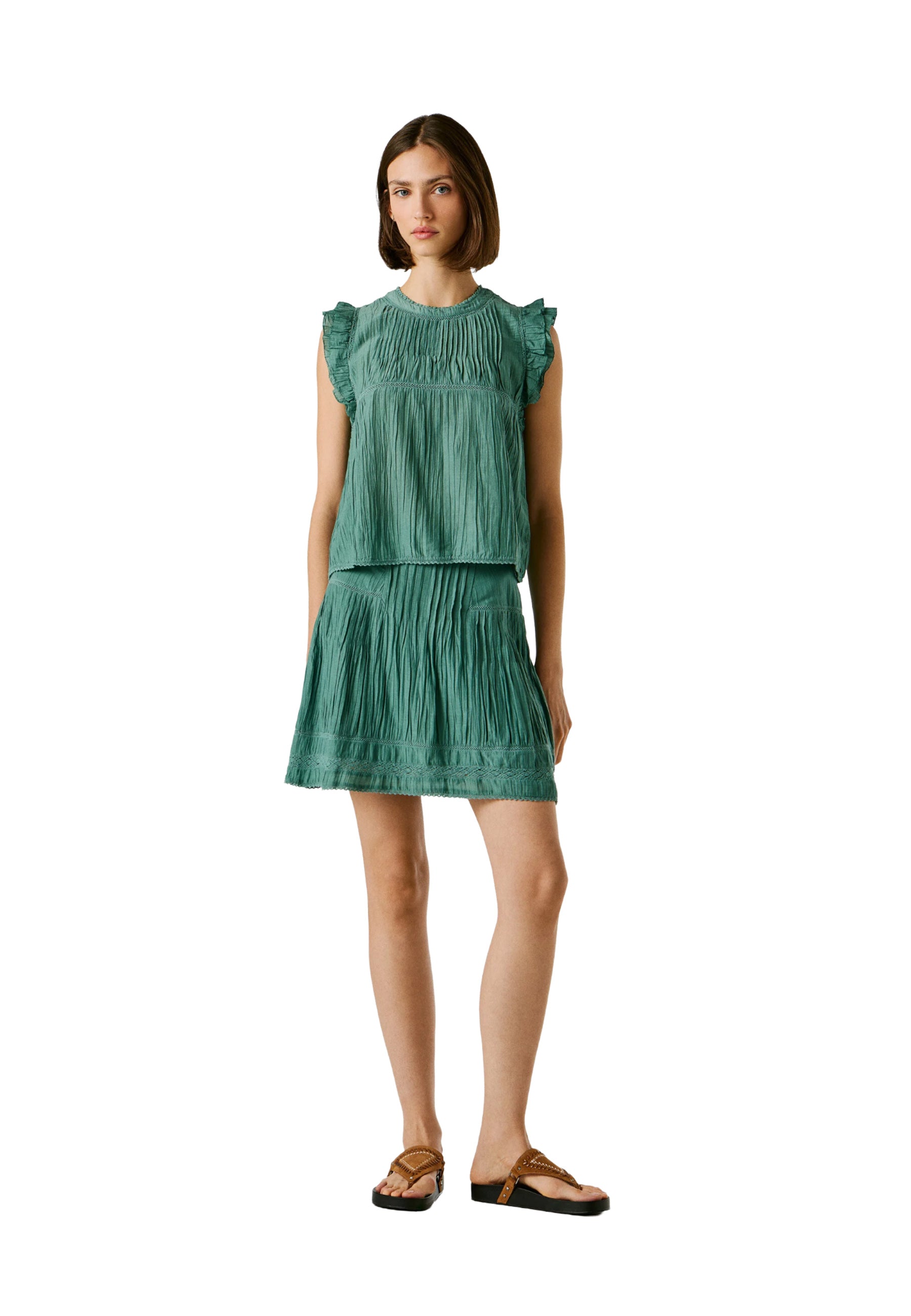 Bluse Verde Pepe Jeans
