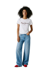 T-shirt Bianco Pepe Jeans