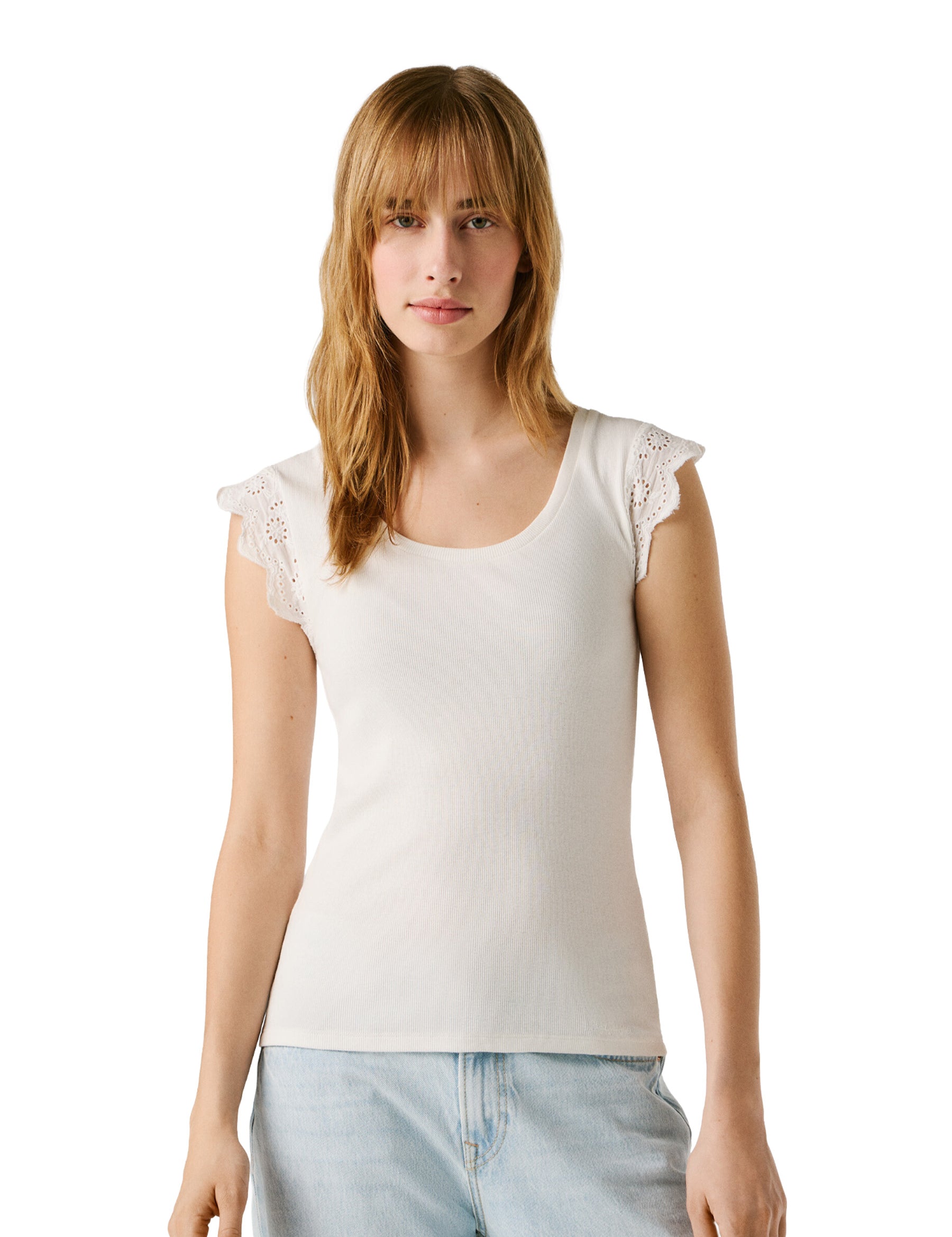 Top e canotte Bianco Pepe Jeans