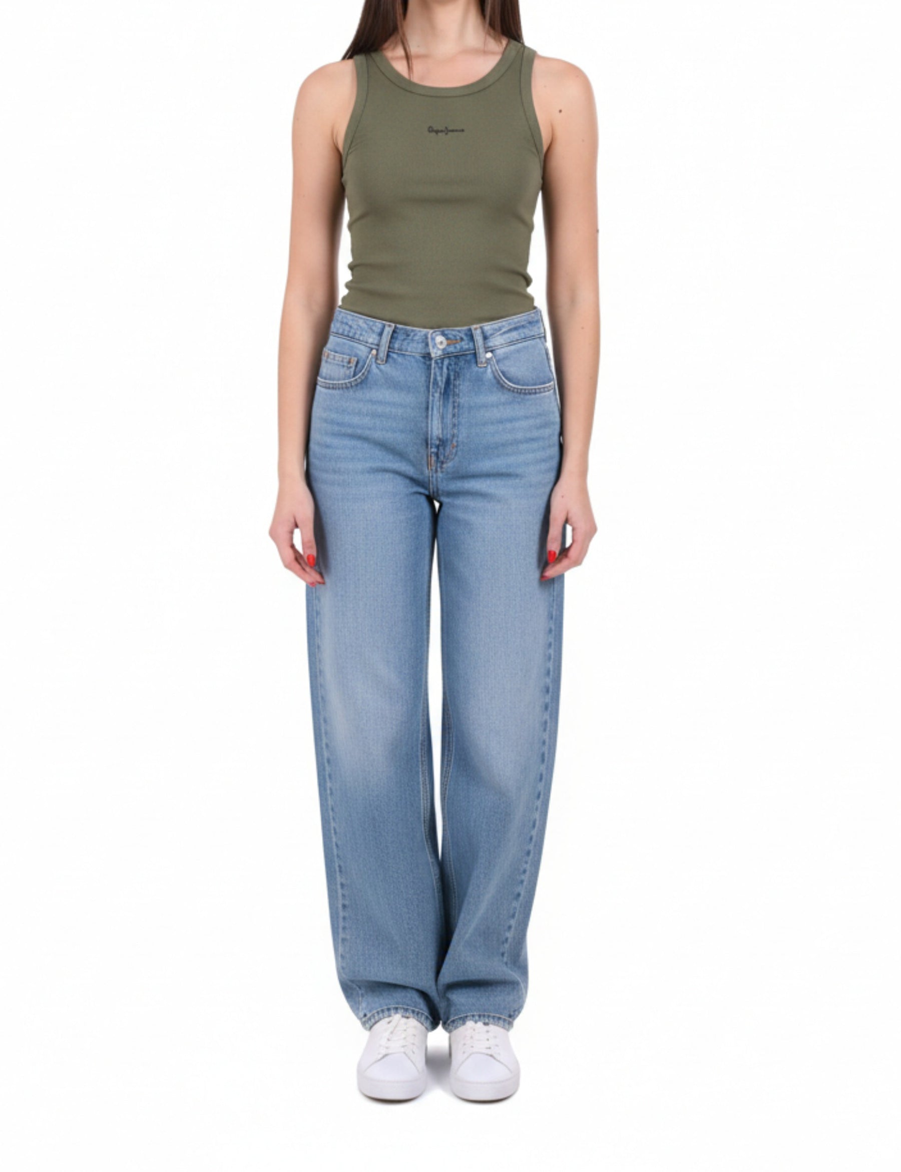Top e canotte Verde Pepe Jeans