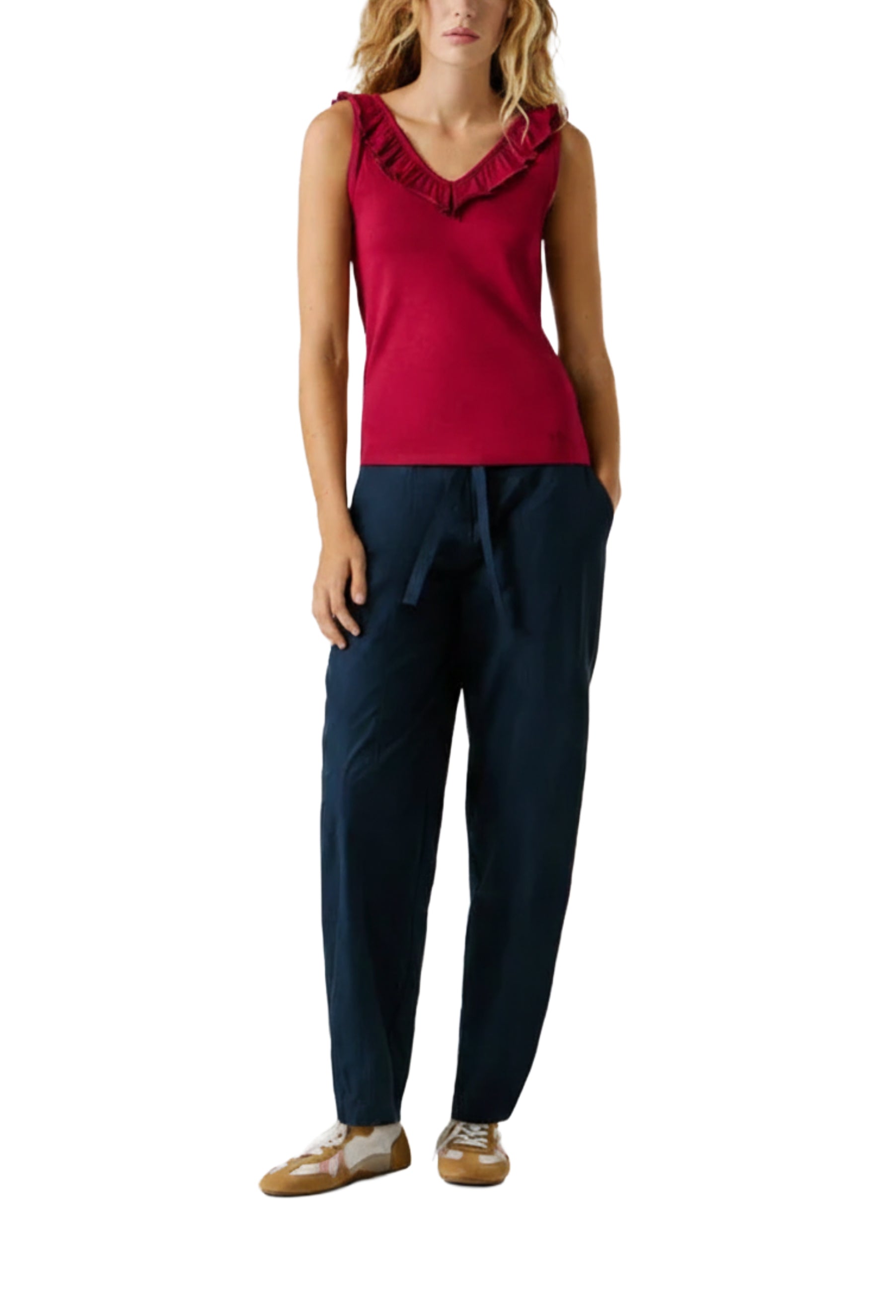 Top e canotte Bordeaux Pepe Jeans