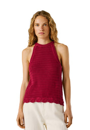Top e canotte Bordeaux Pepe Jeans