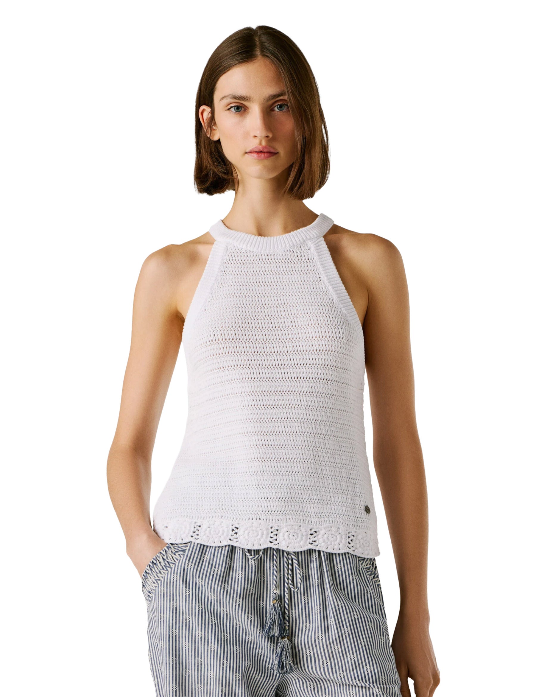 Top e canotte Bianco Pepe Jeans