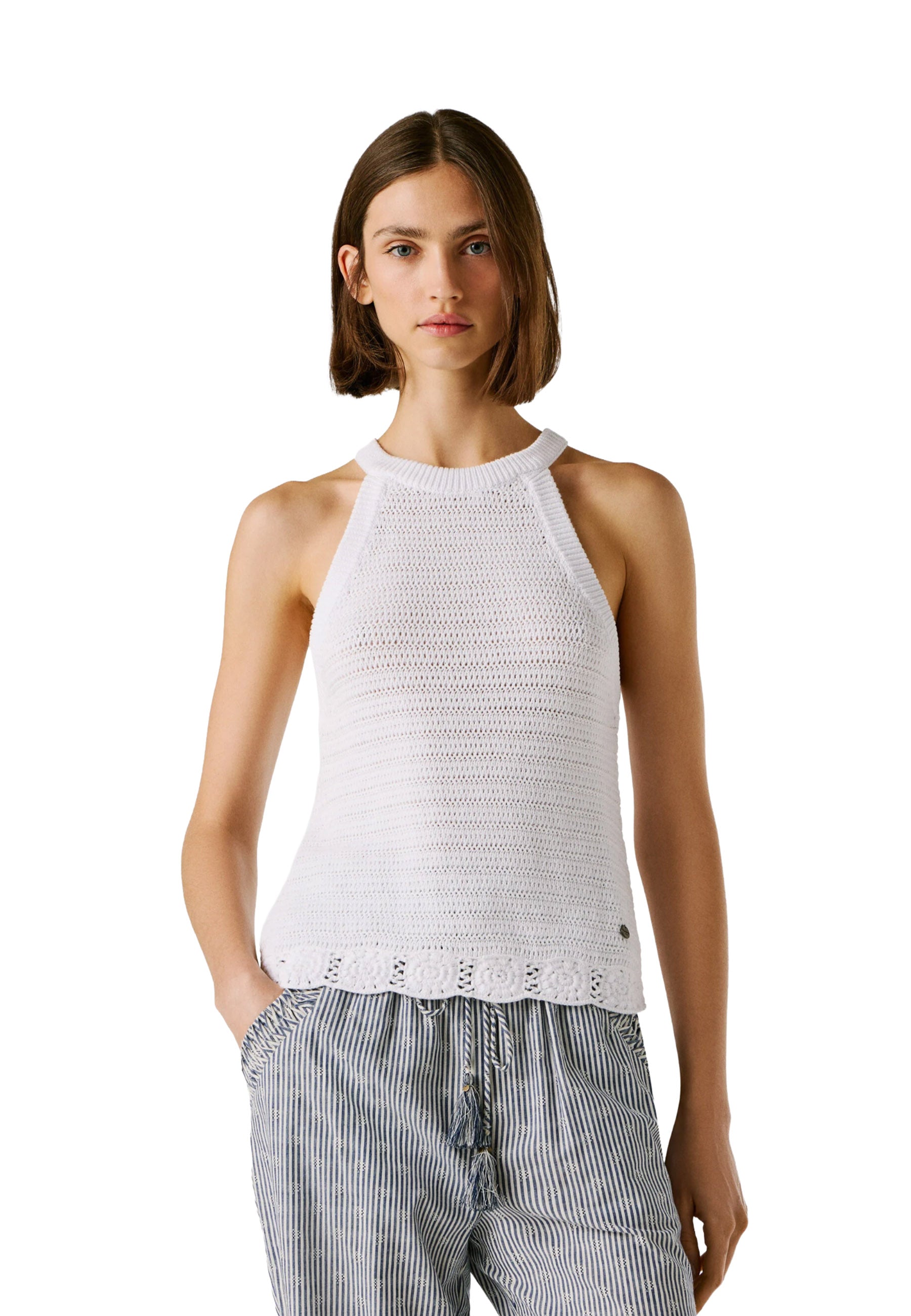 Top e canotte Bianco Pepe Jeans