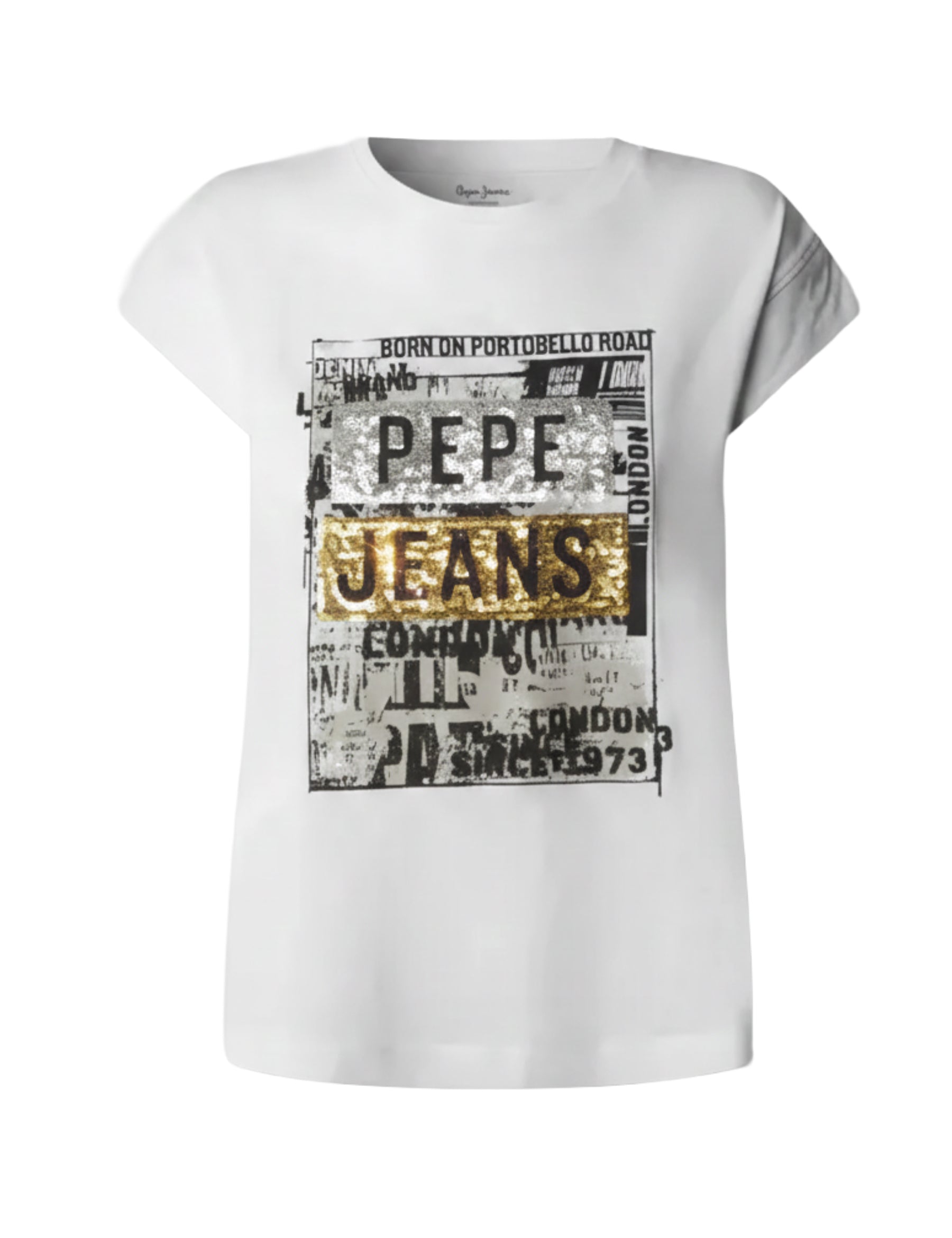 T-shirt Bianco Pepe Jeans