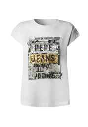 T-shirt Bianco Pepe Jeans
