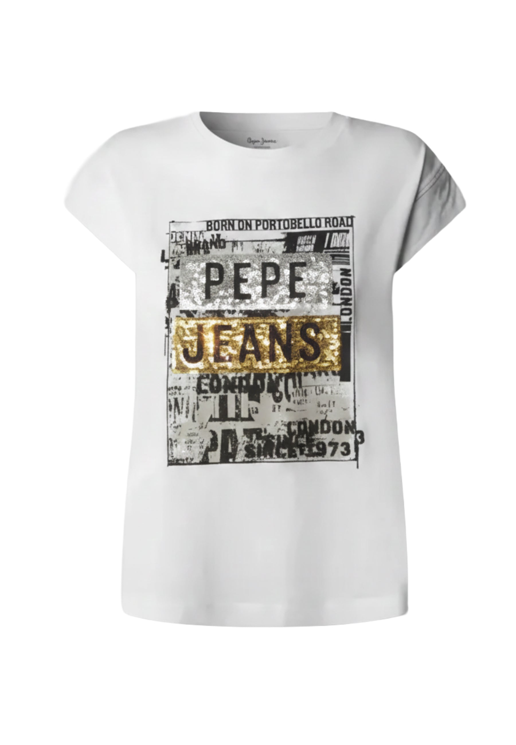 T-shirt Bianco Pepe Jeans