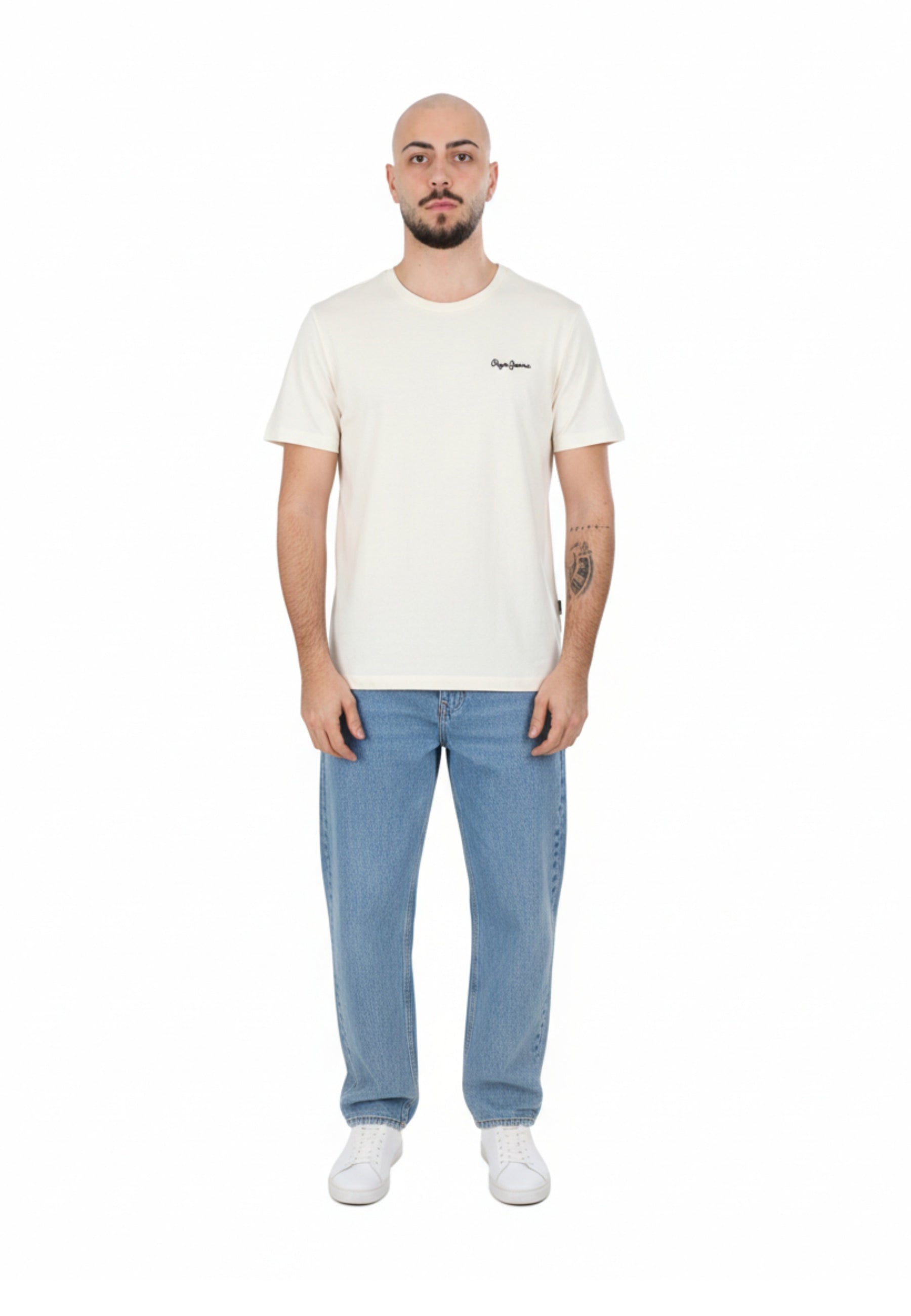 T-shirt Bianco Pepe Jeans