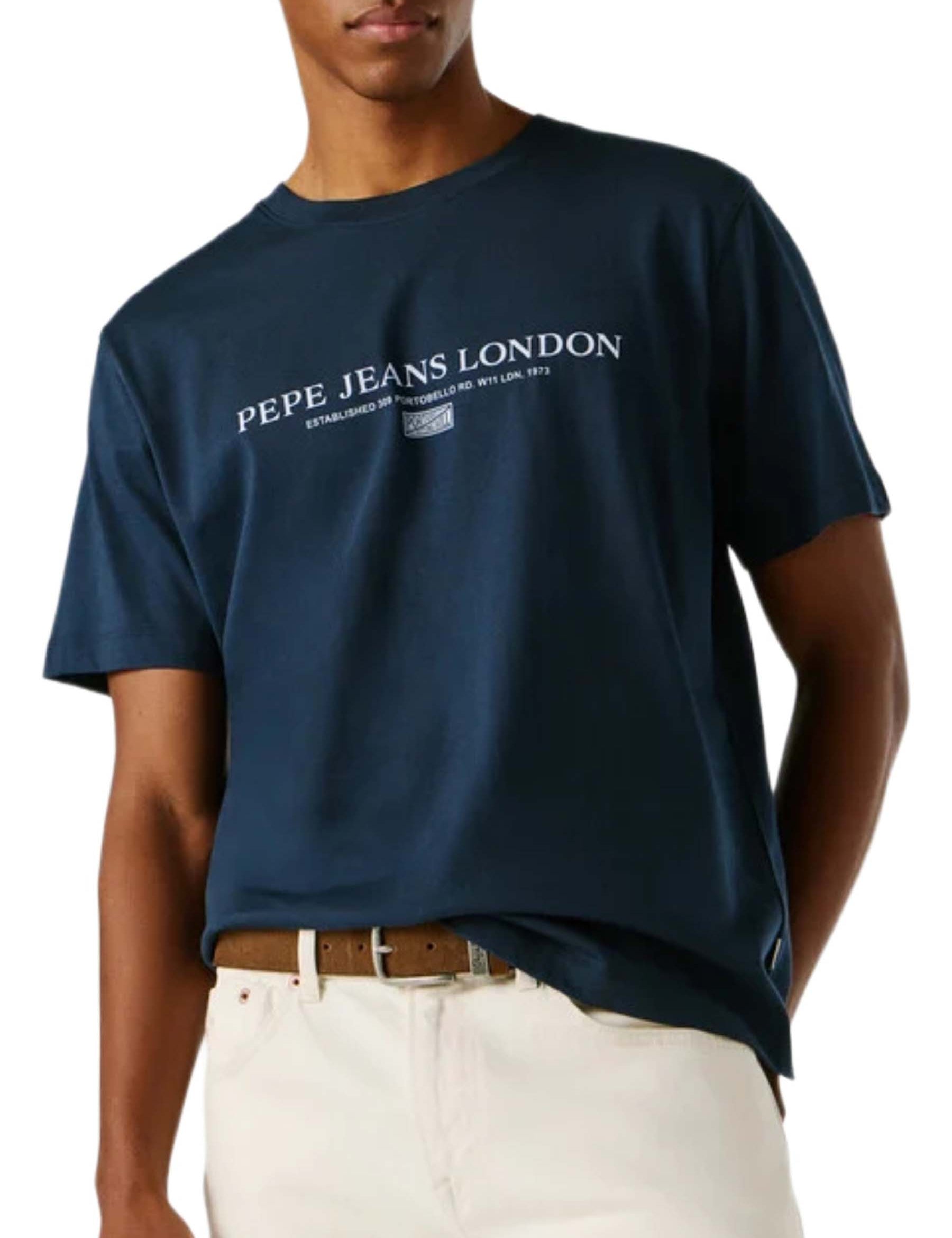 T-shirt Blu Pepe Jeans