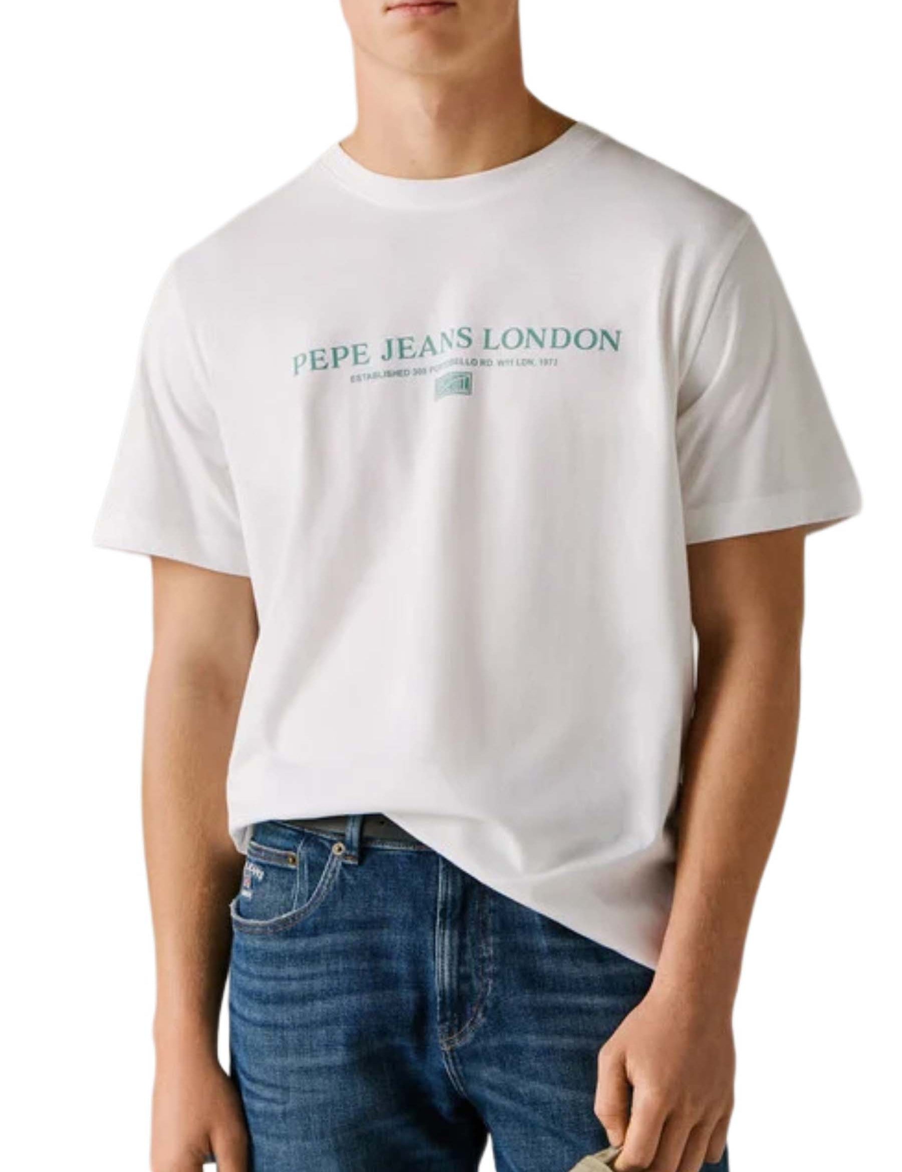 T-shirt Bianco Pepe Jeans