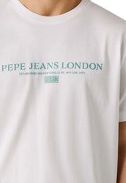 T-shirt Bianco Pepe Jeans