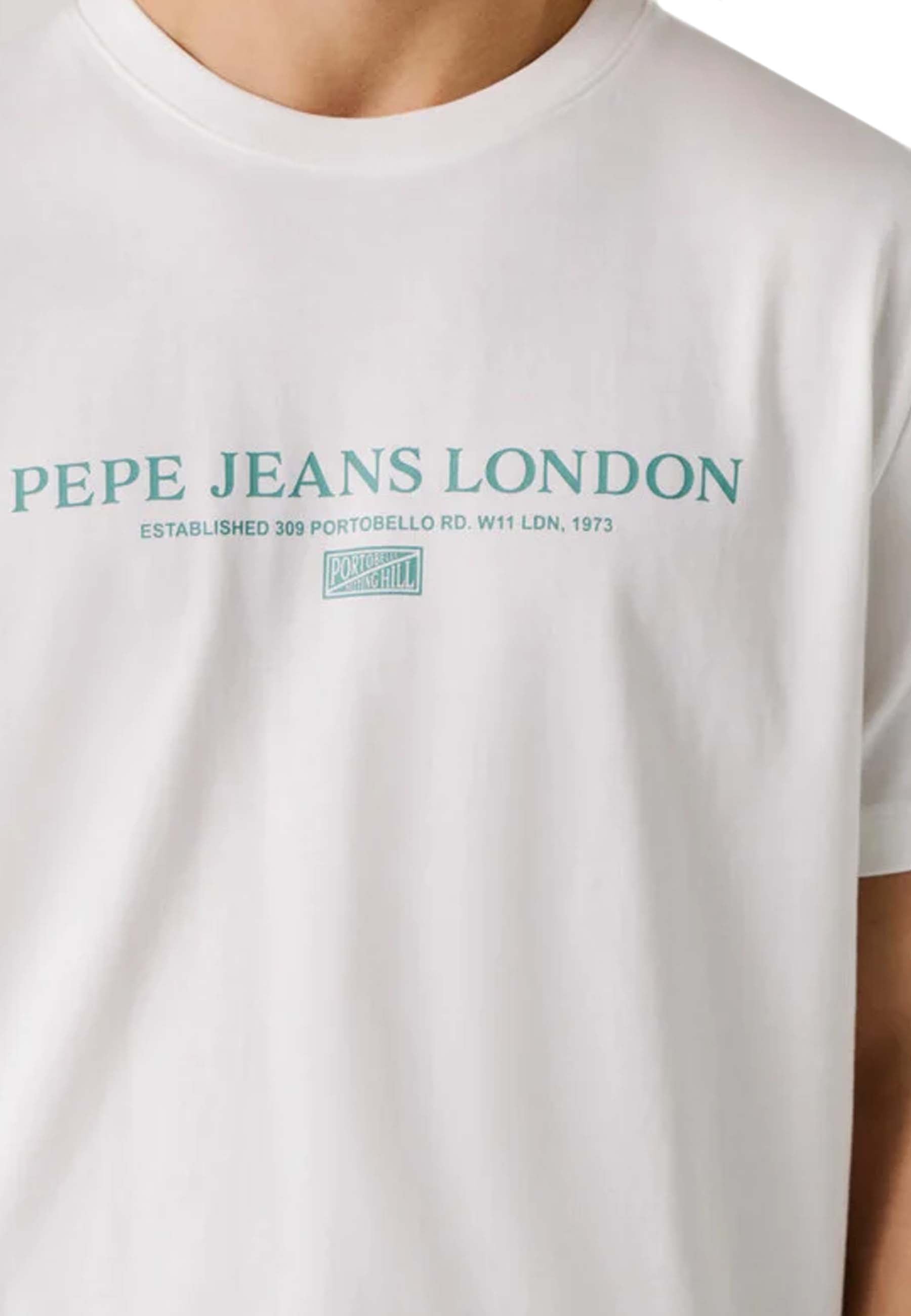 T-shirt Bianco Pepe Jeans