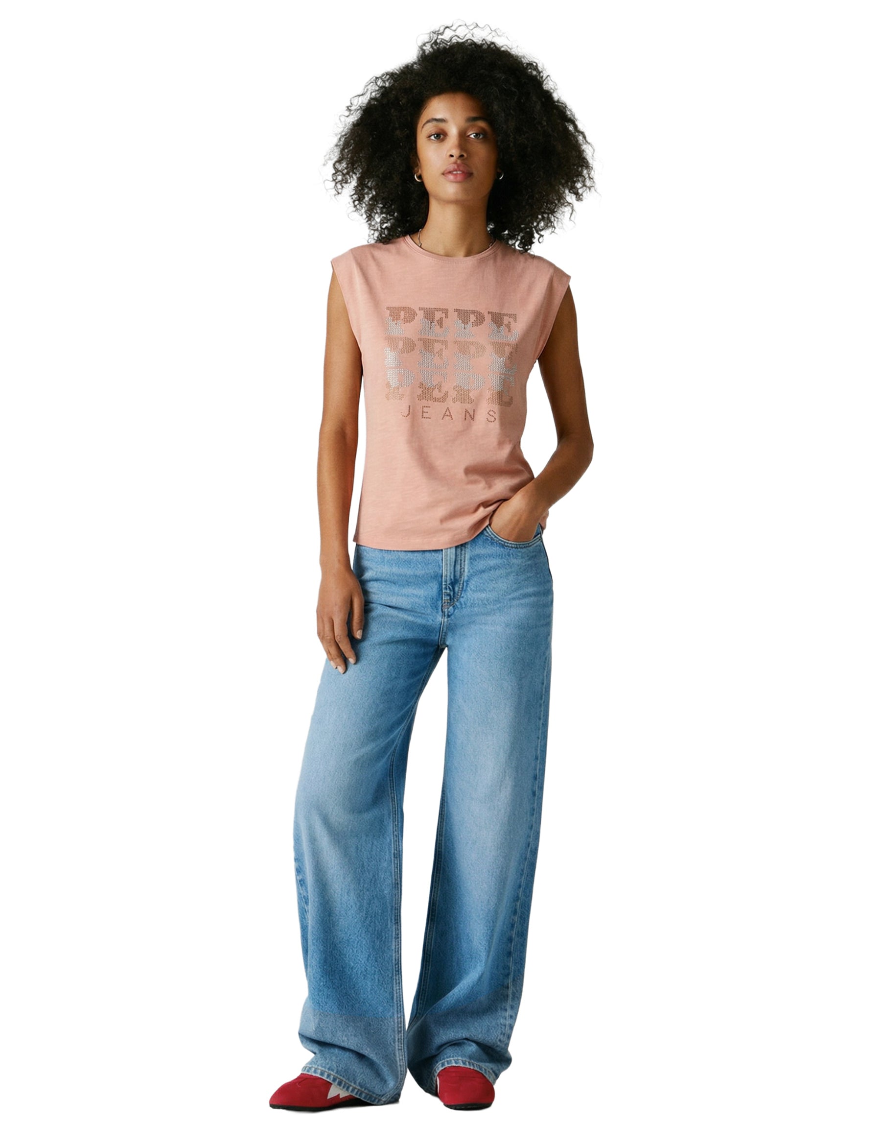 Top e canotte Rosa Pepe Jeans