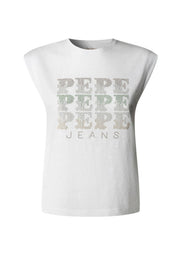 Top e canotte Bianco Pepe Jeans