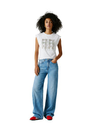 Top e canotte Bianco Pepe Jeans