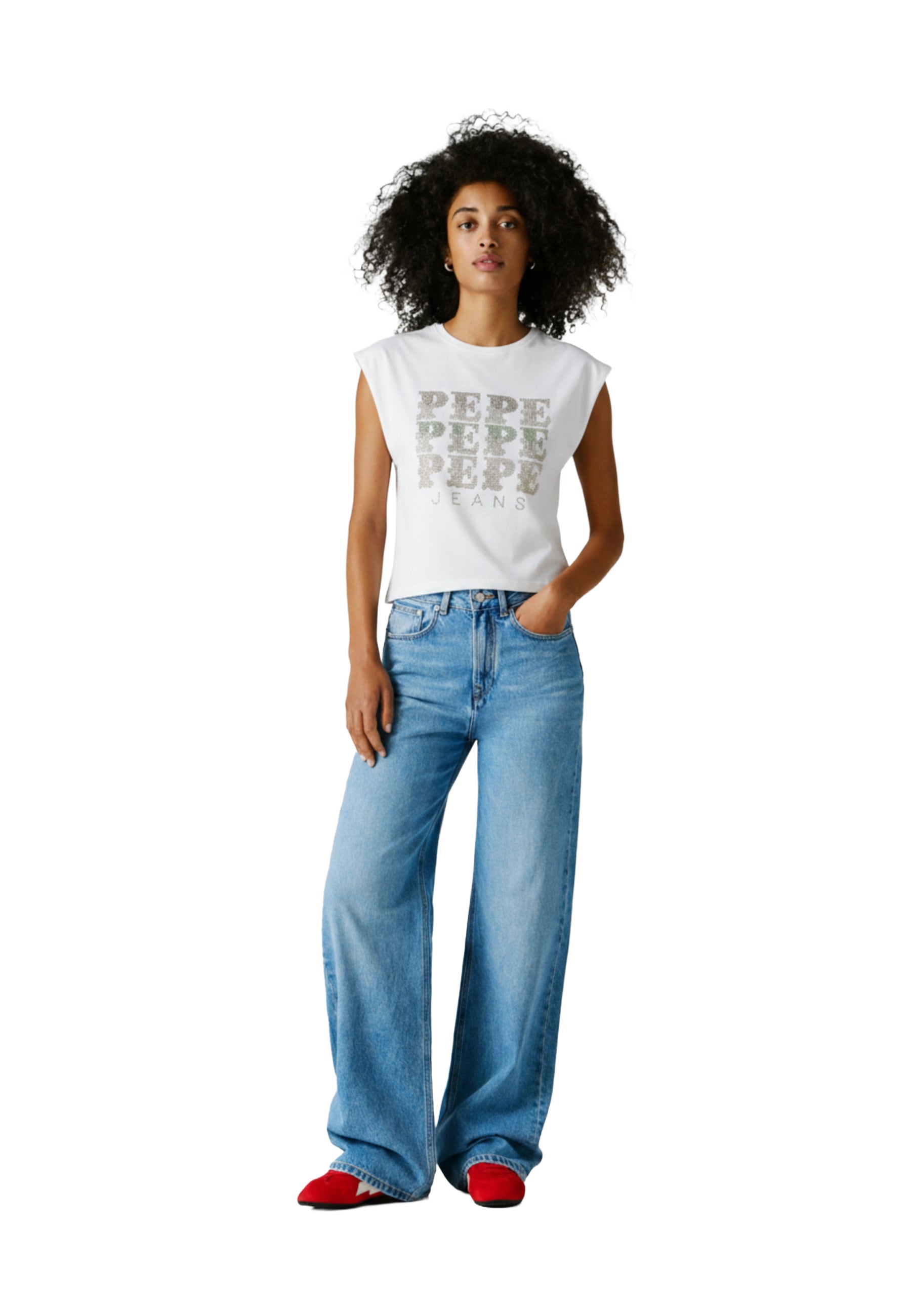 Top e canotte Bianco Pepe Jeans