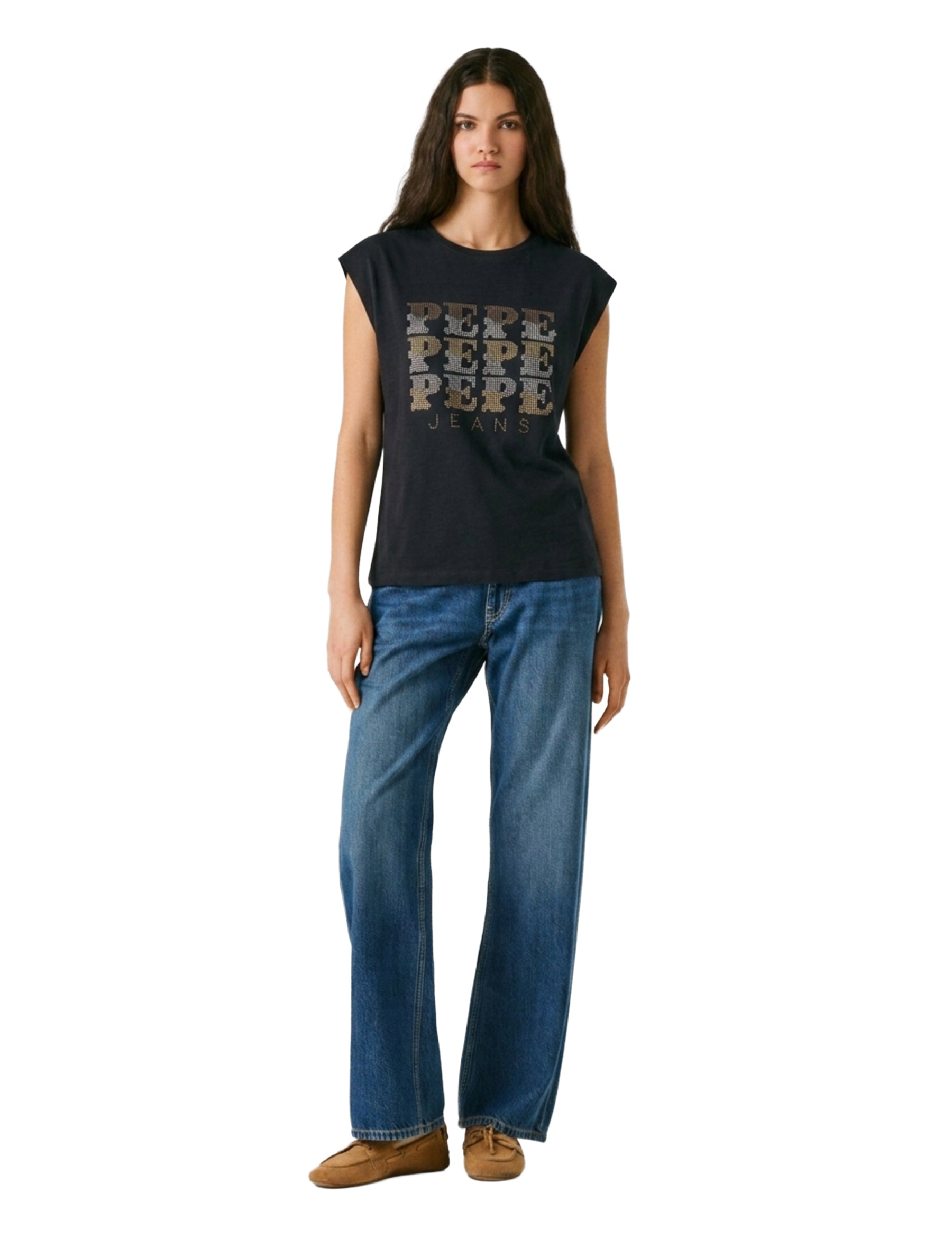 Top e canotte Nero Pepe Jeans