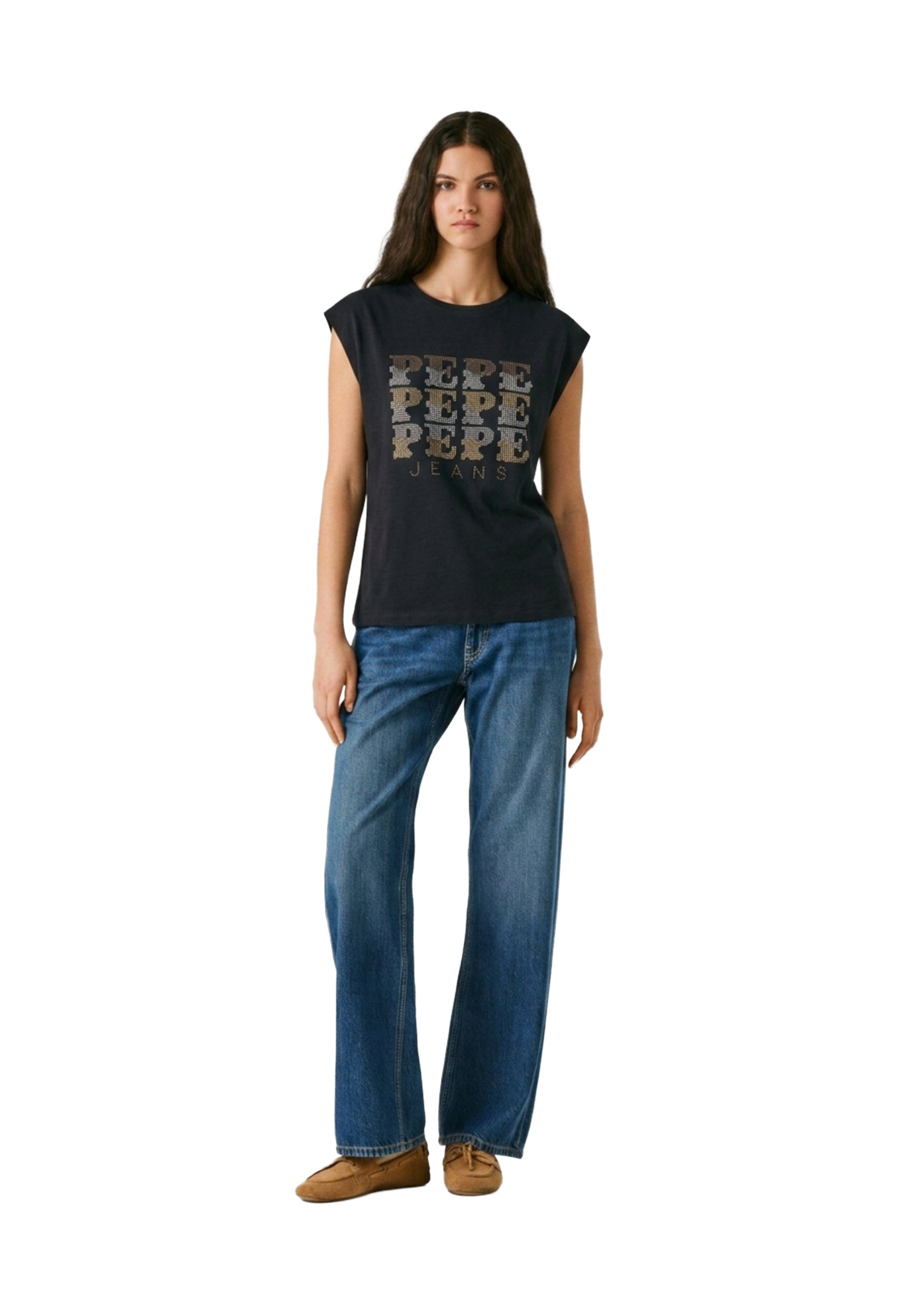 Top e canotte Nero Pepe Jeans