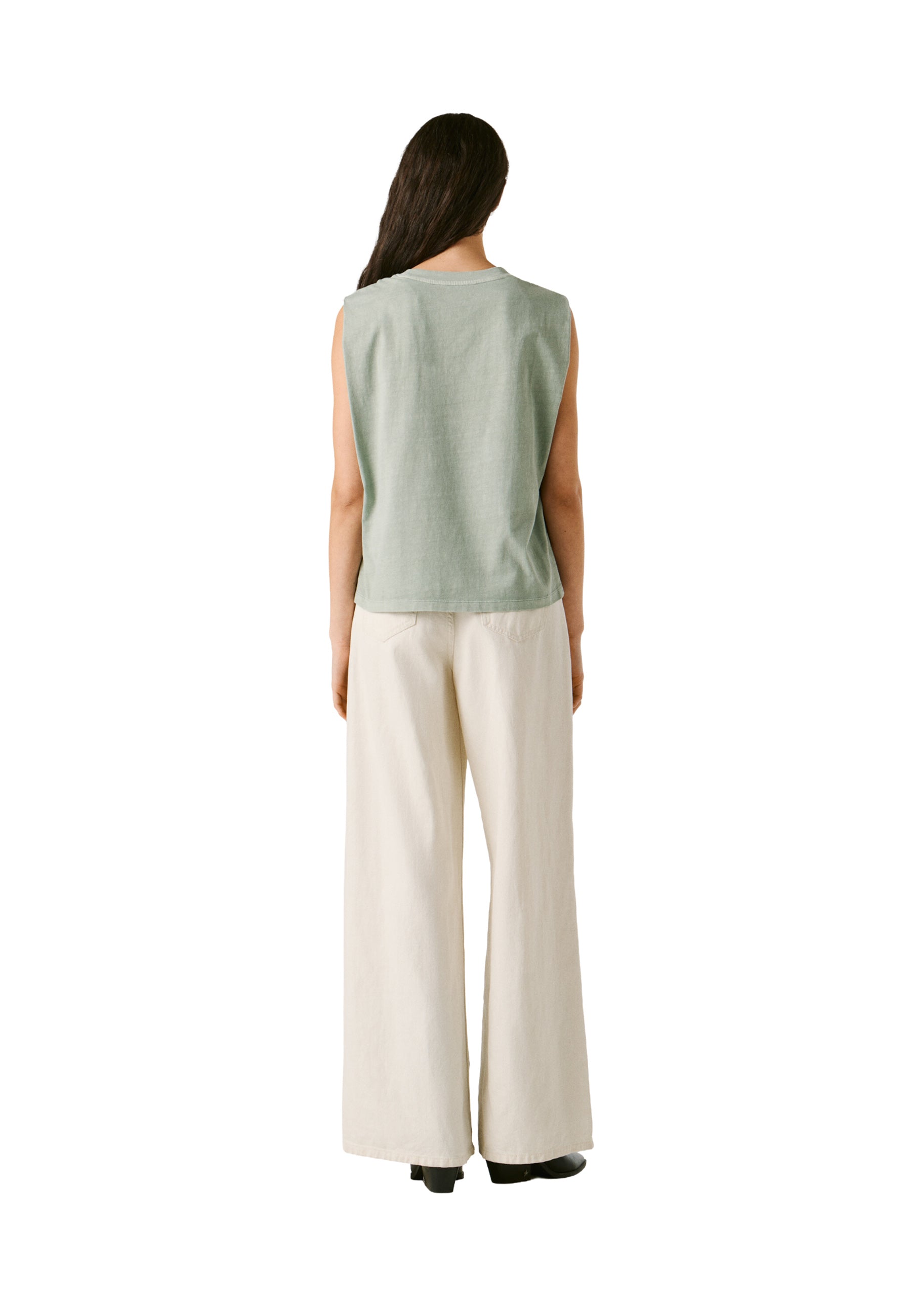 Top e canotte Verde Pepe Jeans