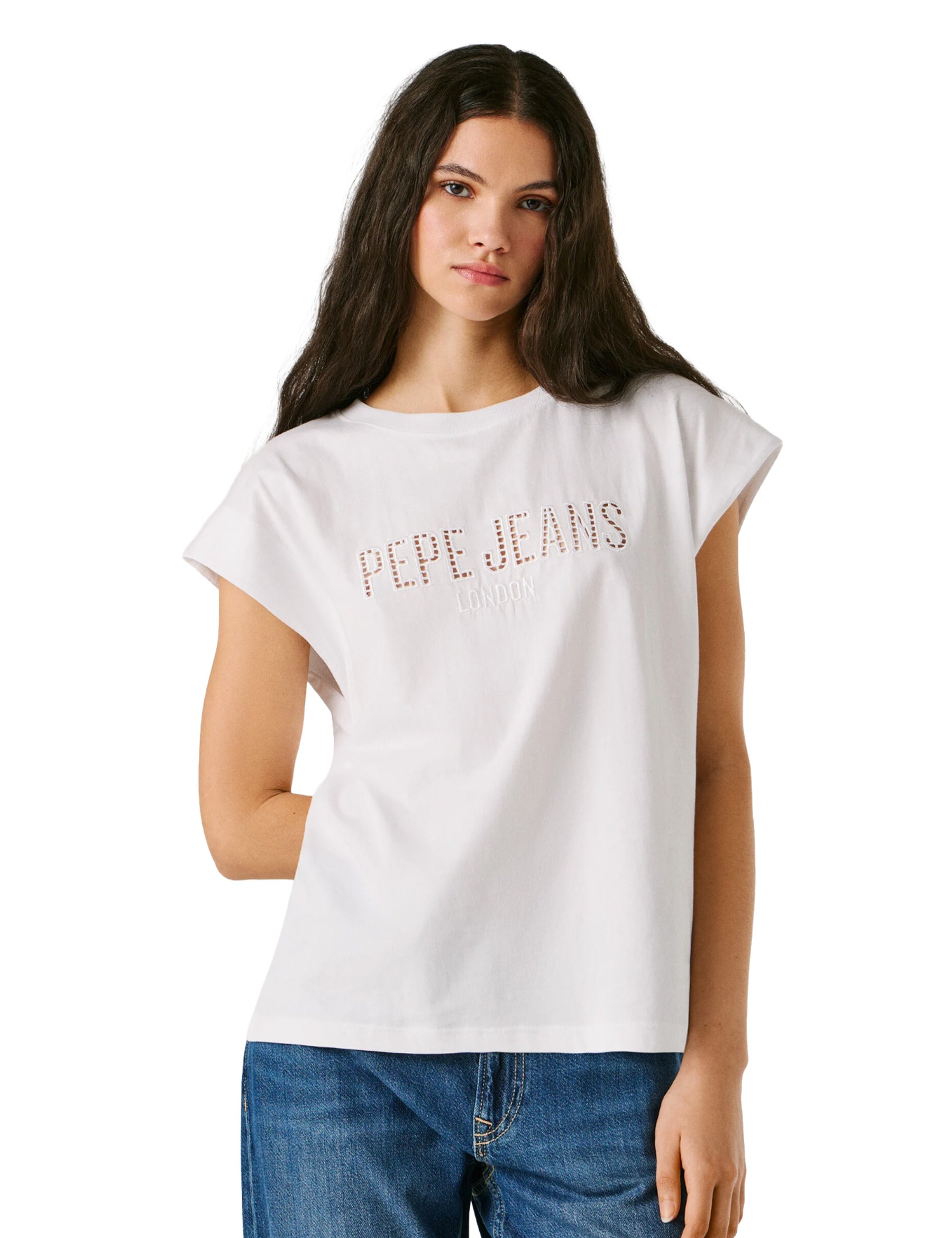Top e canotte Bianco Pepe Jeans