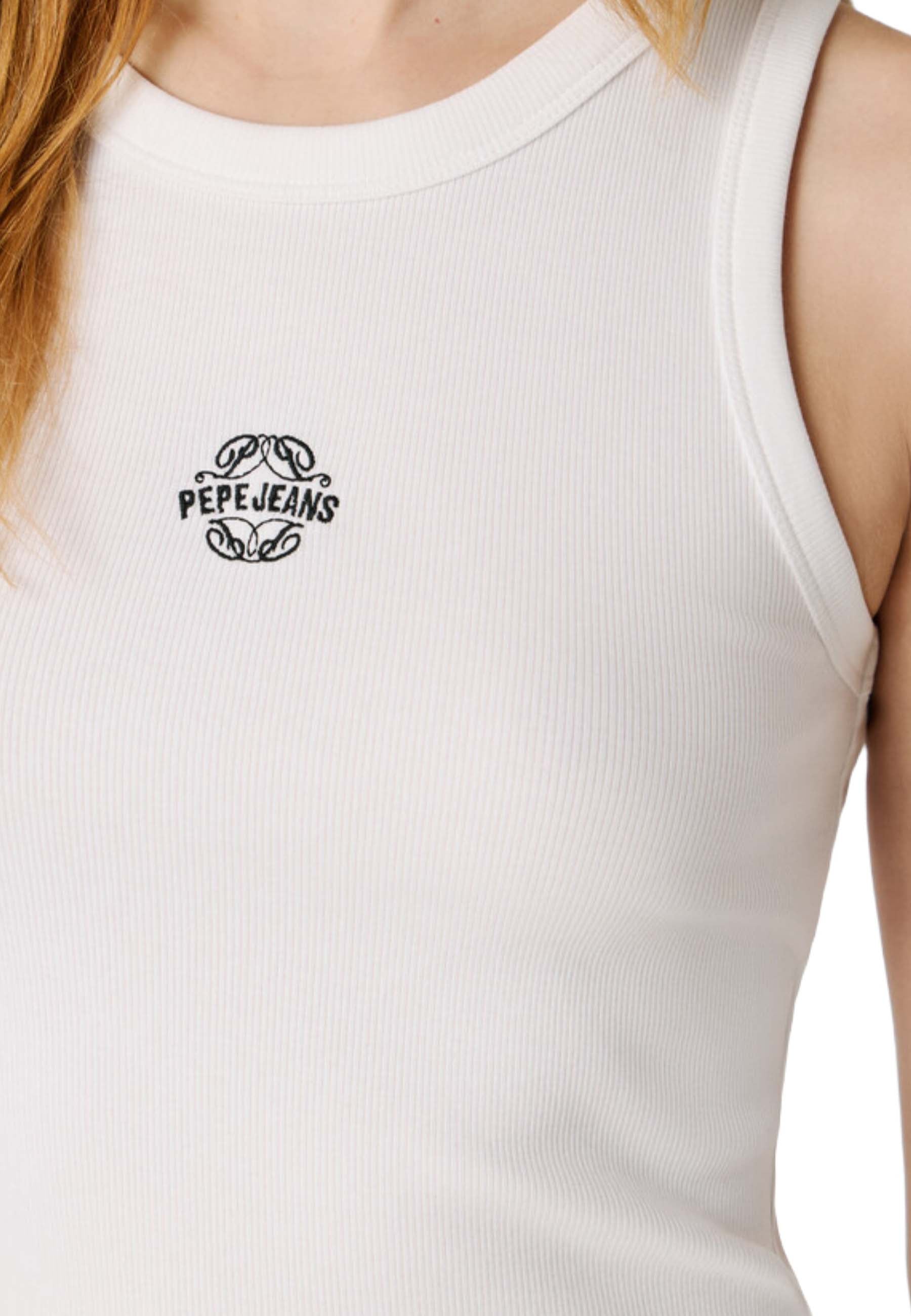 Top e canotte Bianco Pepe Jeans